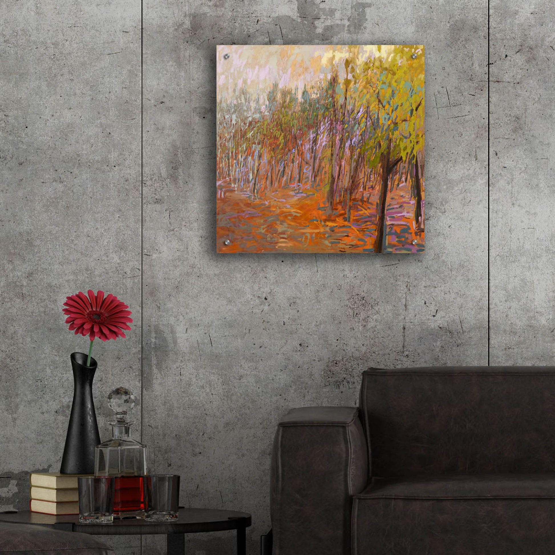 Epic Art ' From Where I Stood' by Jane Schmidt, Acrylic Glass Wall Art,24x24