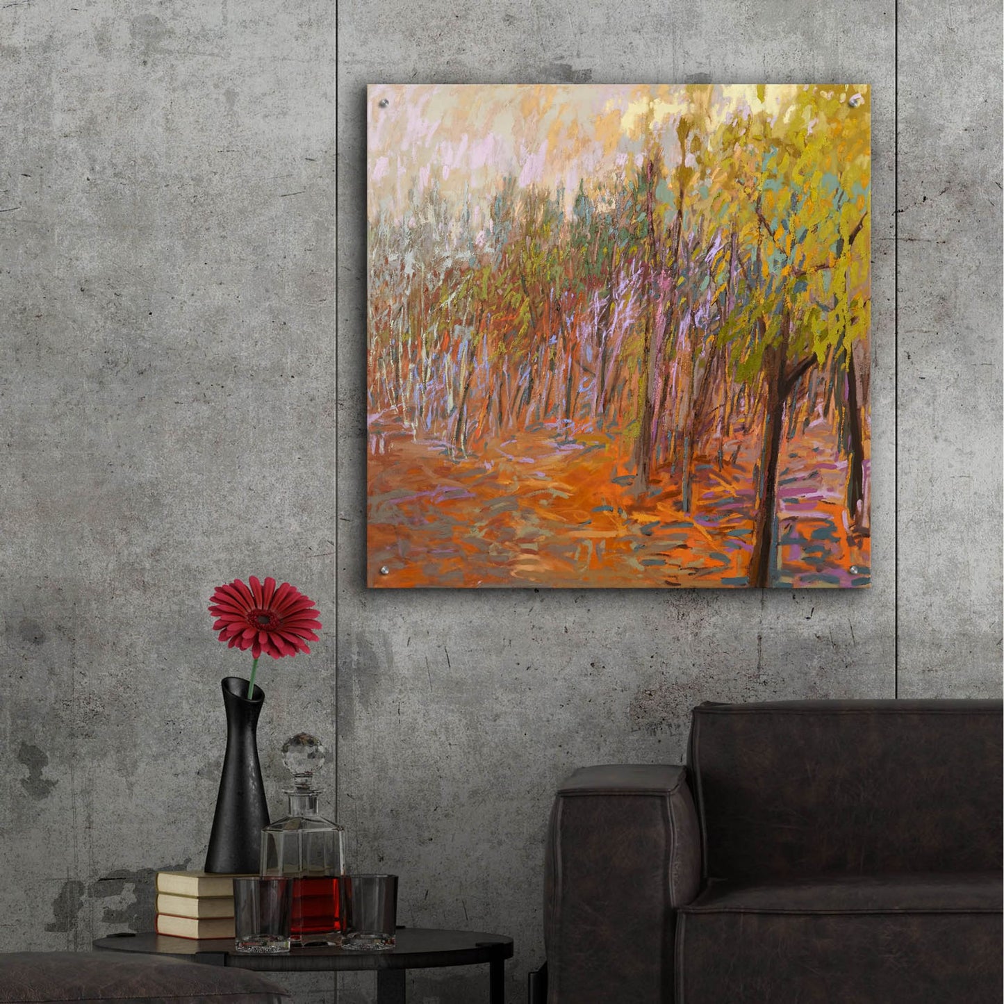 Epic Art ' From Where I Stood' by Jane Schmidt, Acrylic Glass Wall Art,36x36