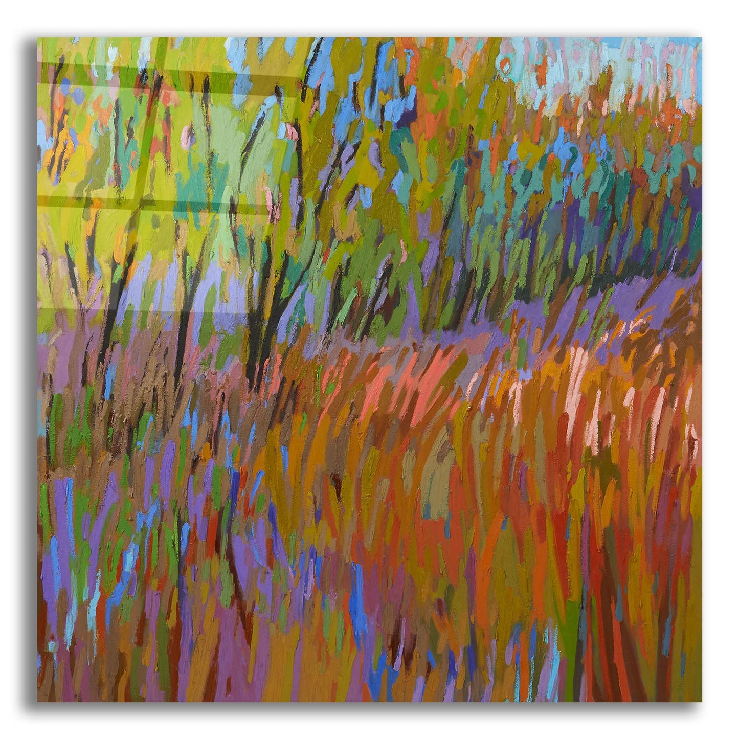 Epic Art ' Pastoral XVII' by Jane Schmidt, Acrylic Glass Wall Art