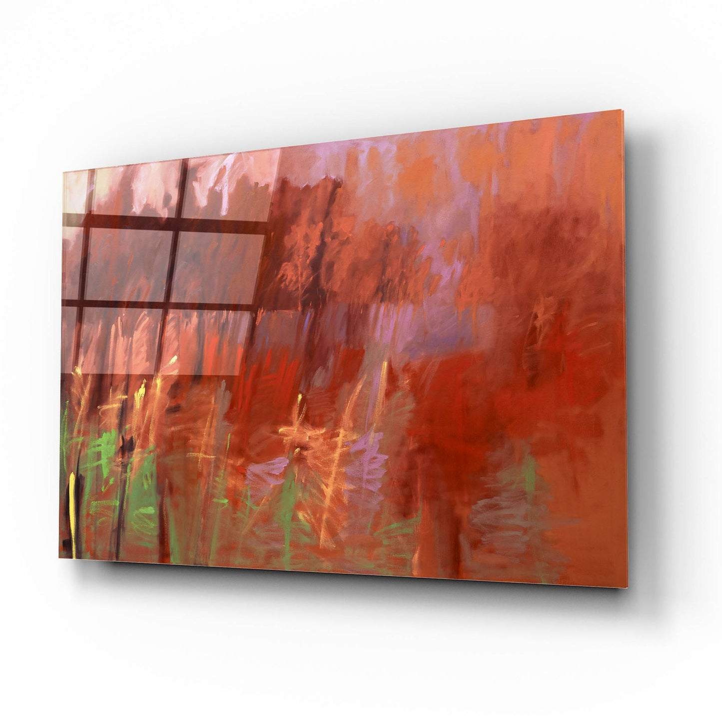 Epic Art ' Once Autumn' by Jane Schmidt, Acrylic Glass Wall Art,16x12