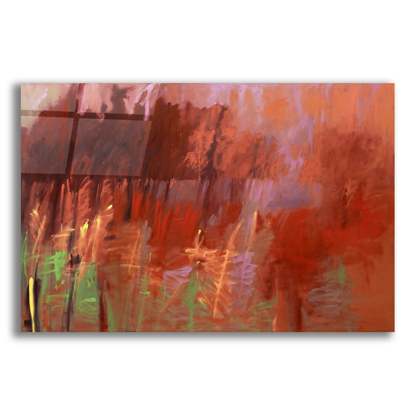 Epic Art ' Once Autumn' by Jane Schmidt, Acrylic Glass Wall Art,24x16