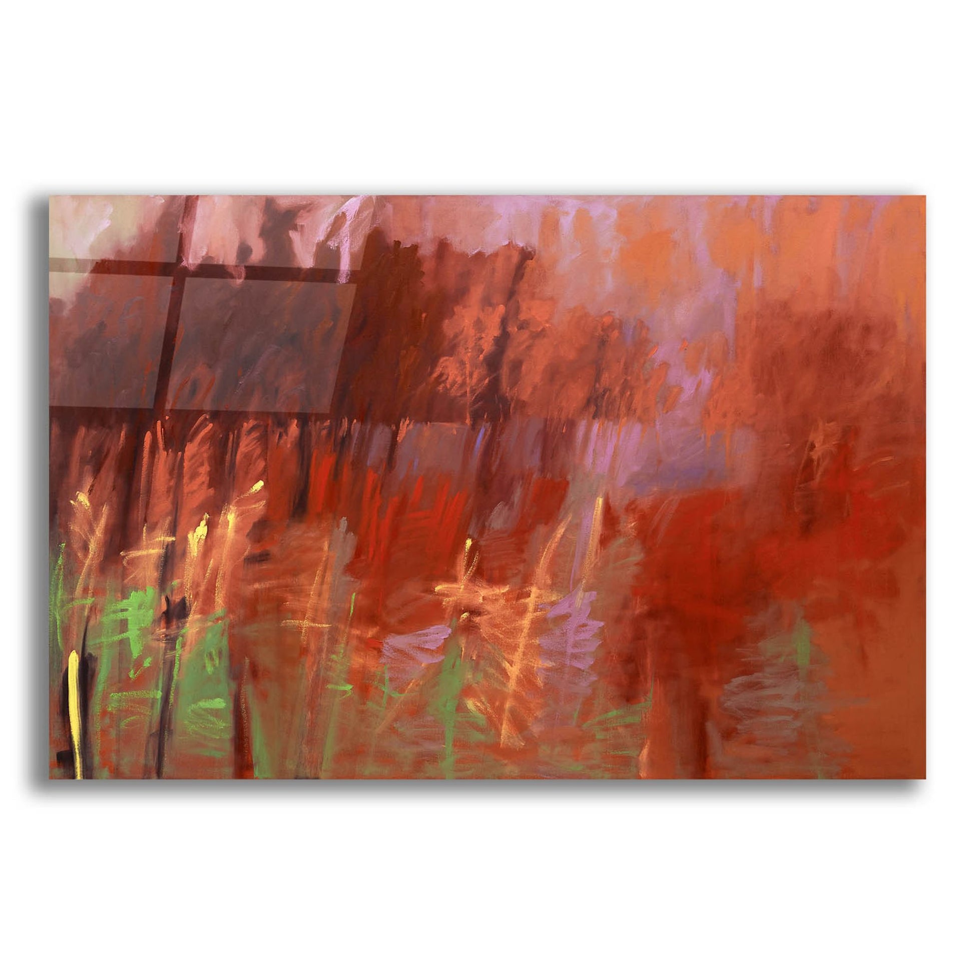 Epic Art ' Once Autumn' by Jane Schmidt, Acrylic Glass Wall Art,24x16