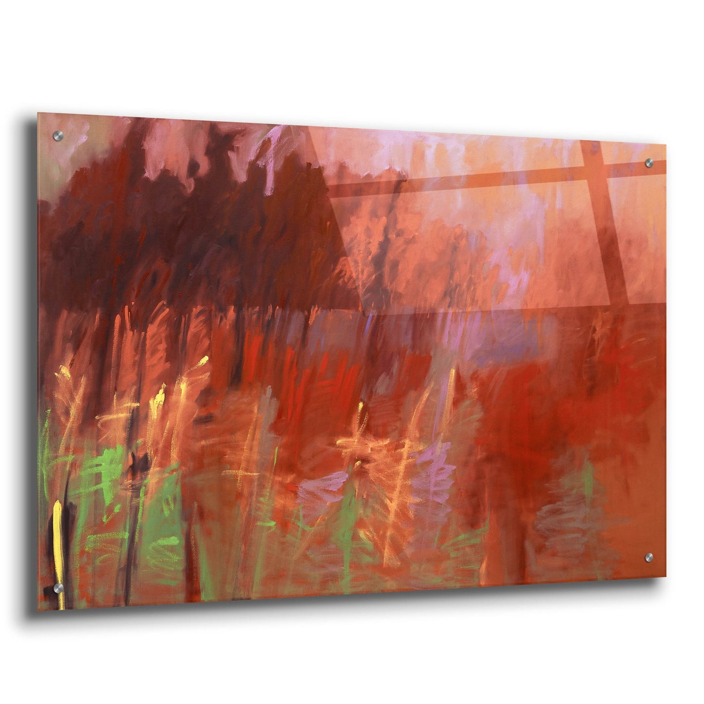 Epic Art ' Once Autumn' by Jane Schmidt, Acrylic Glass Wall Art,36x24