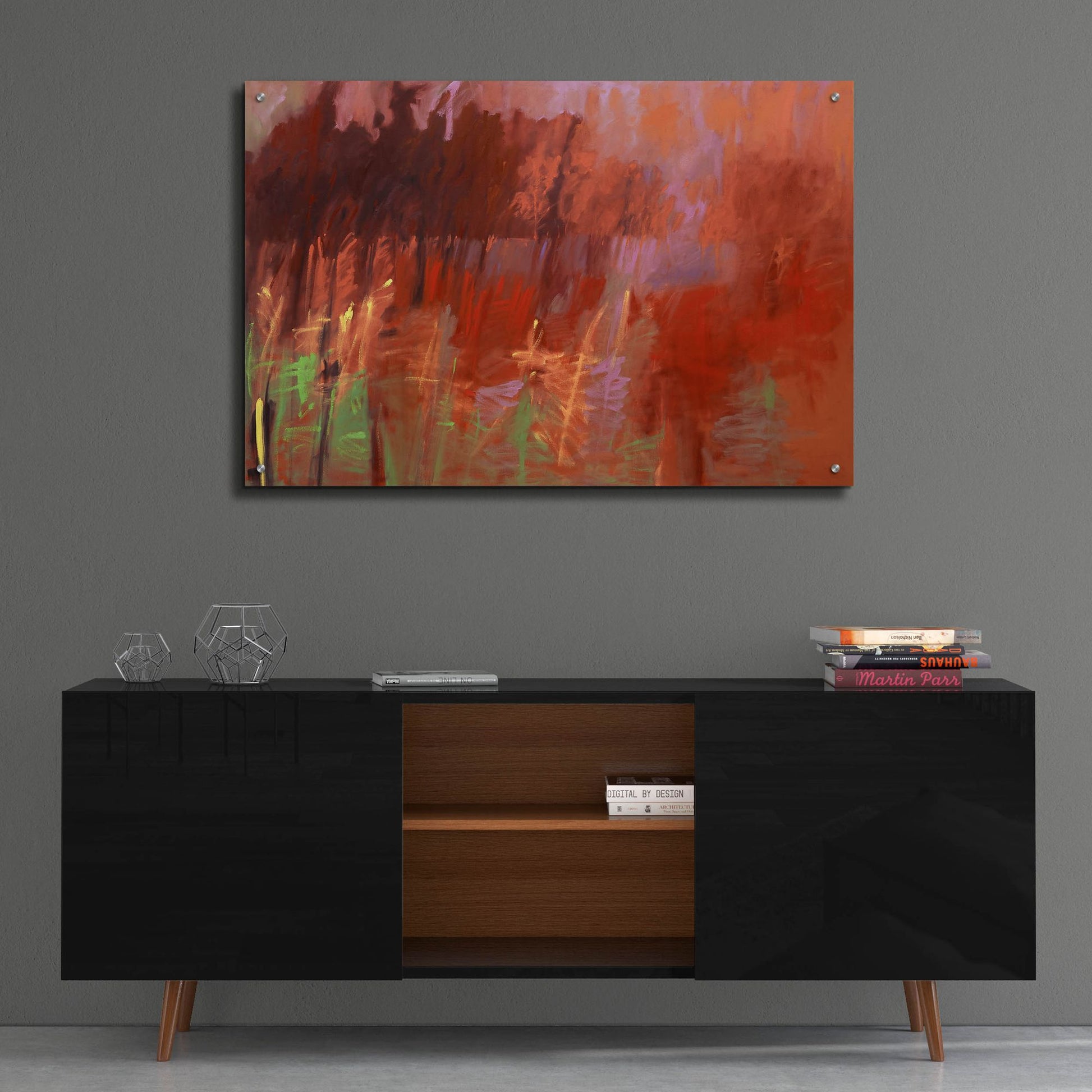 Epic Art ' Once Autumn' by Jane Schmidt, Acrylic Glass Wall Art,36x24