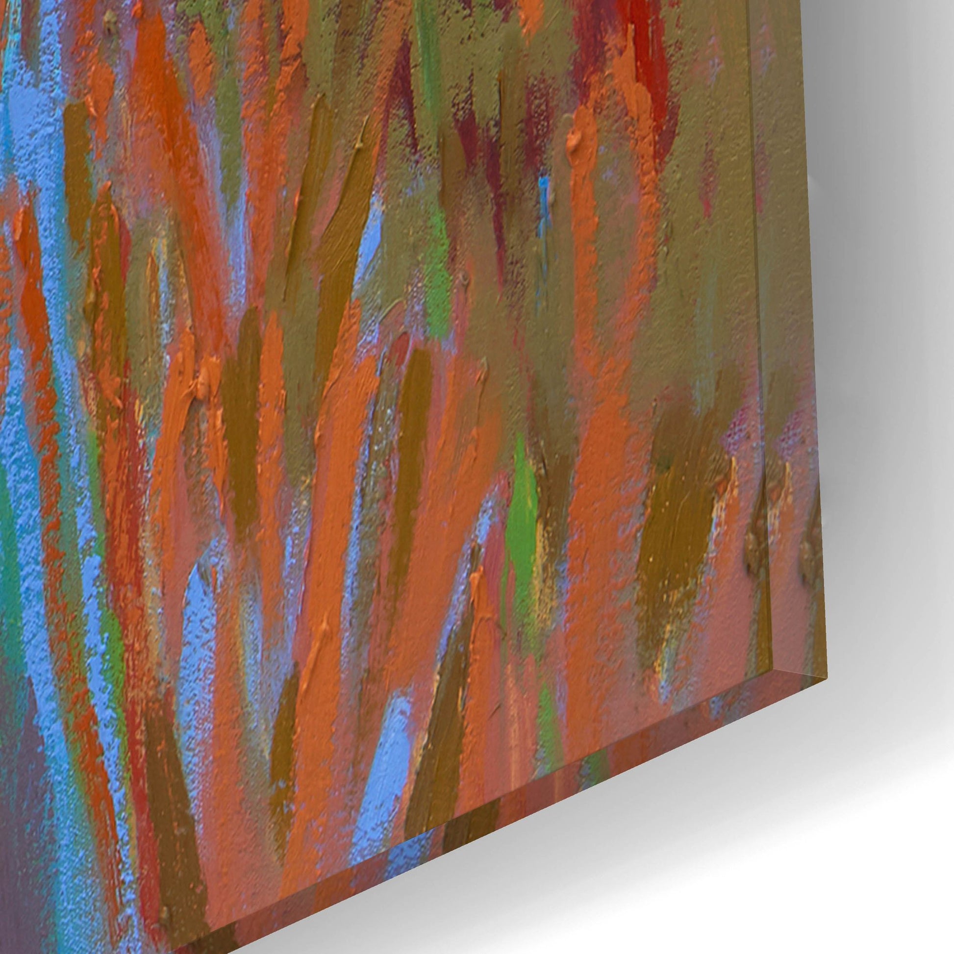 Epic Art ' Color Field 71' by Jane Schmidt, Acrylic Glass Wall Art,12x12