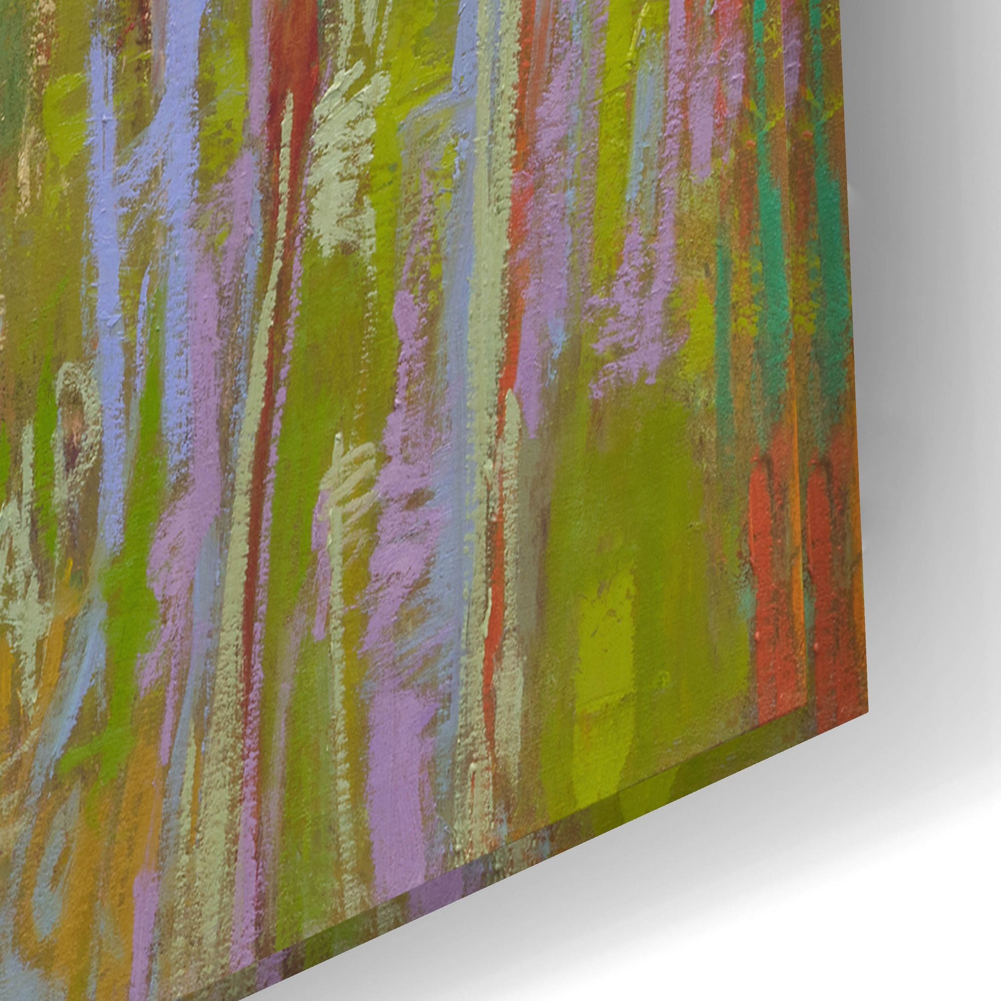 Epic Art ' Color Field 55' by Jane Schmidt, Acrylic Glass Wall Art,24x16