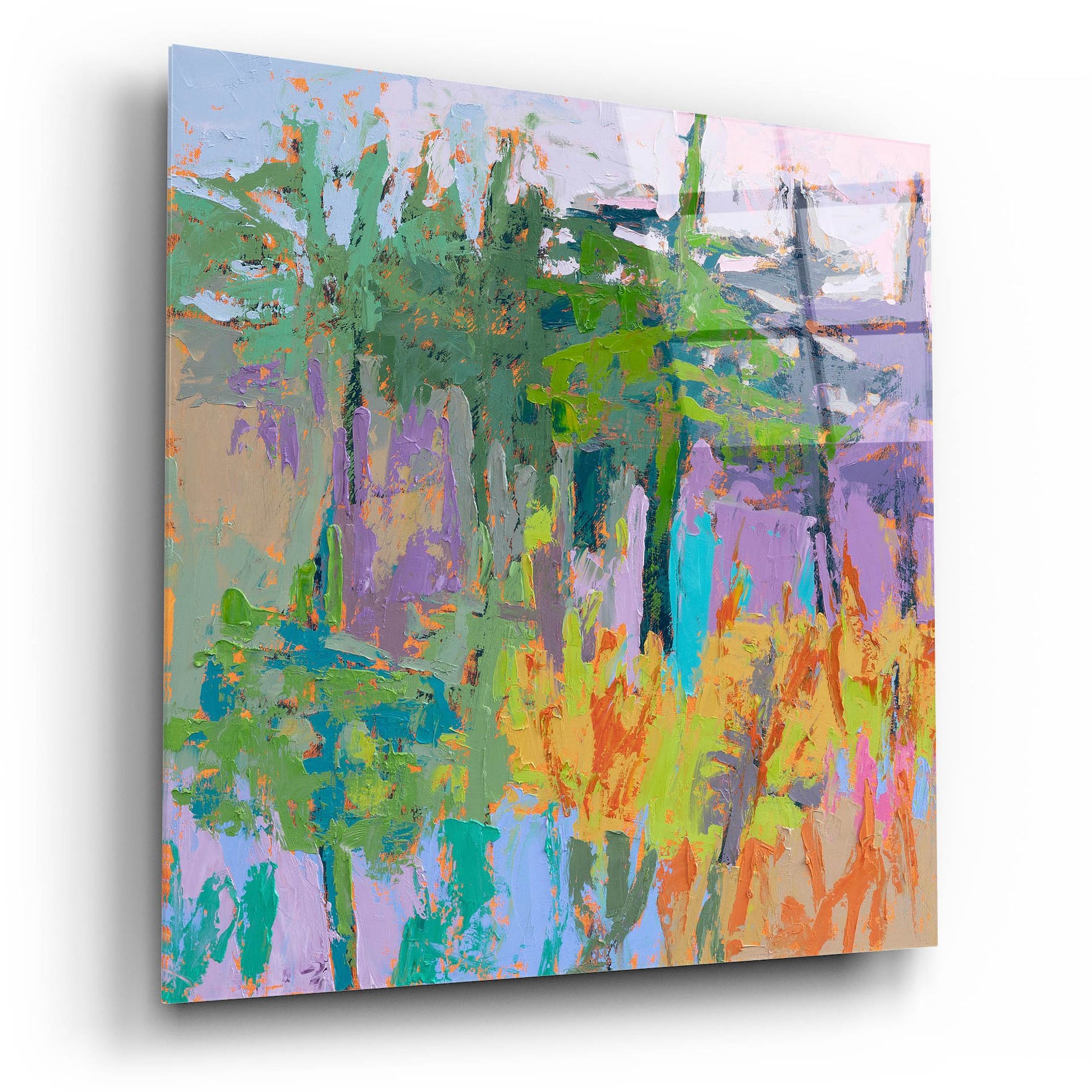 Epic Art ' Jungle Boogey' by Jane Schmidt, Acrylic Glass Wall Art,12x12