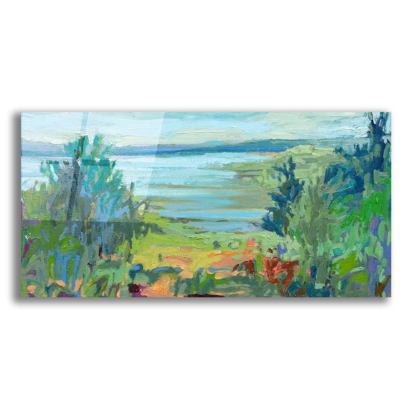 Epic Art ' On A Clear Day' by Jane Schmidt, Acrylic Glass Wall Art