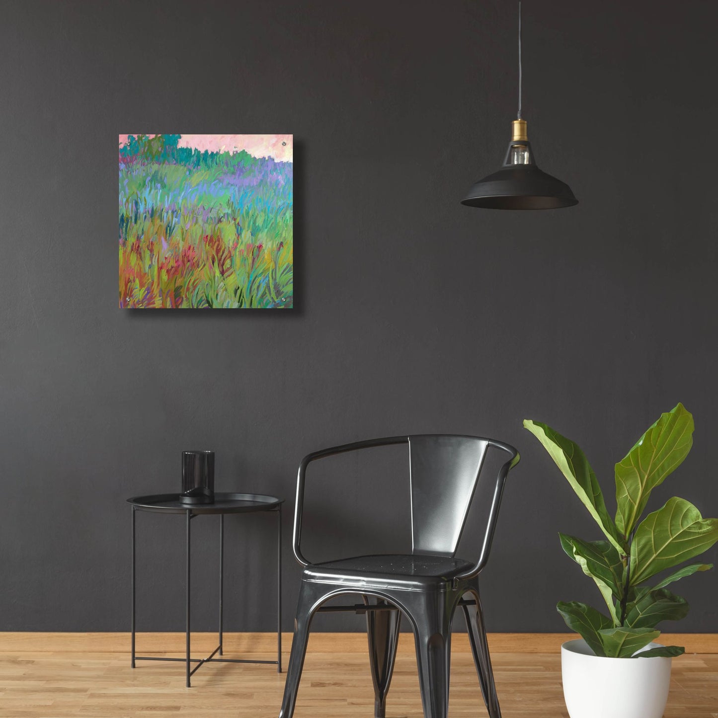 Epic Art ' Spring Greens' by Jane Schmidt, Acrylic Glass Wall Art,24x24