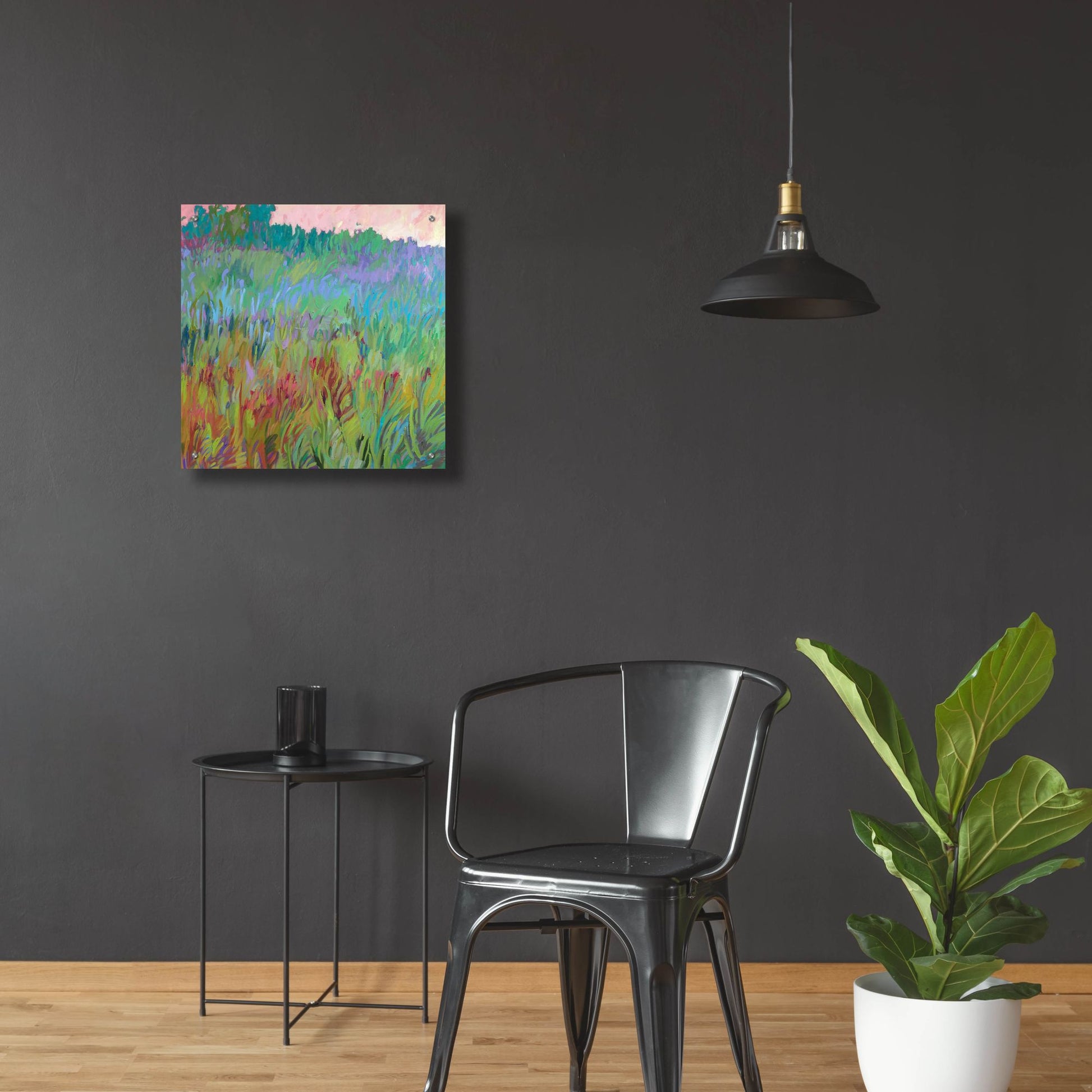 Epic Art ' Spring Greens' by Jane Schmidt, Acrylic Glass Wall Art,24x24