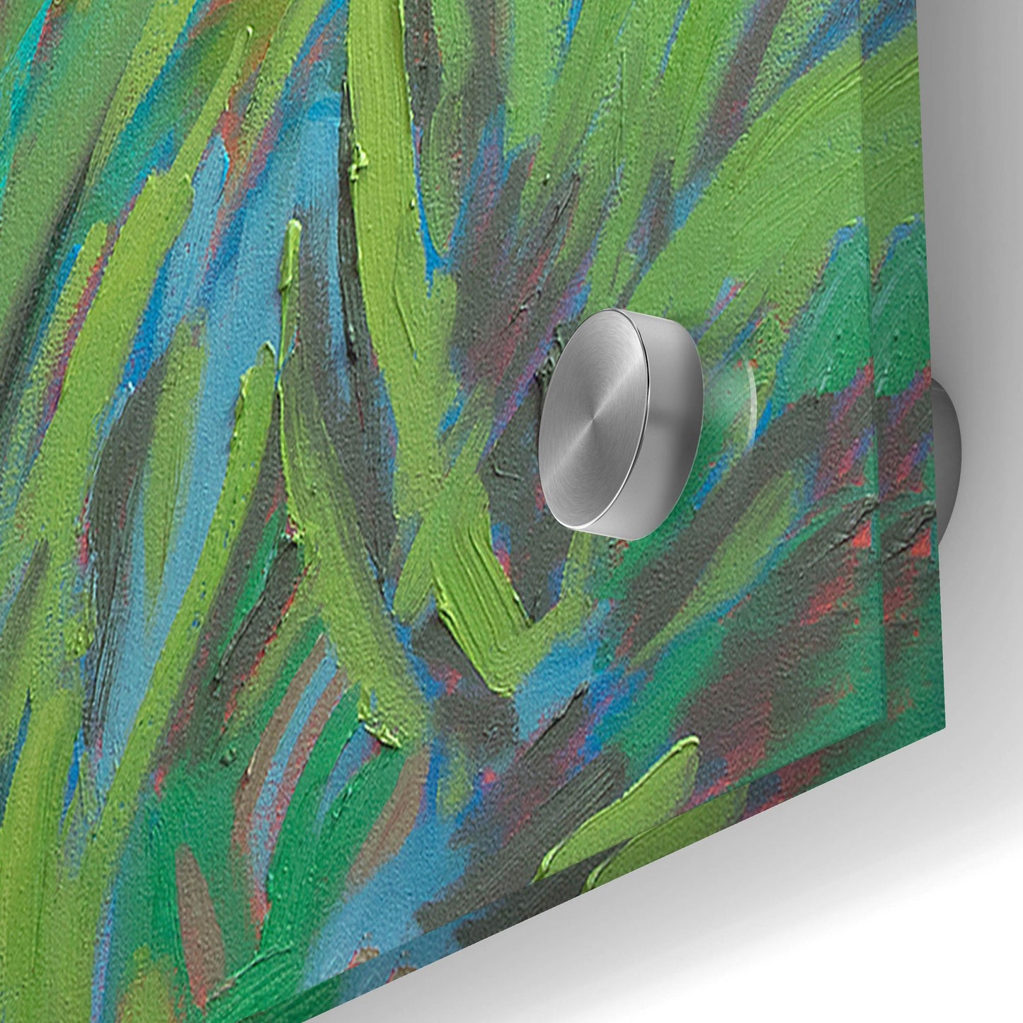 Epic Art ' Spring Greens' by Jane Schmidt, Acrylic Glass Wall Art,36x36