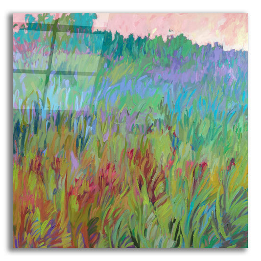 Epic Art ' Spring Greens' by Jane Schmidt, Acrylic Glass Wall Art