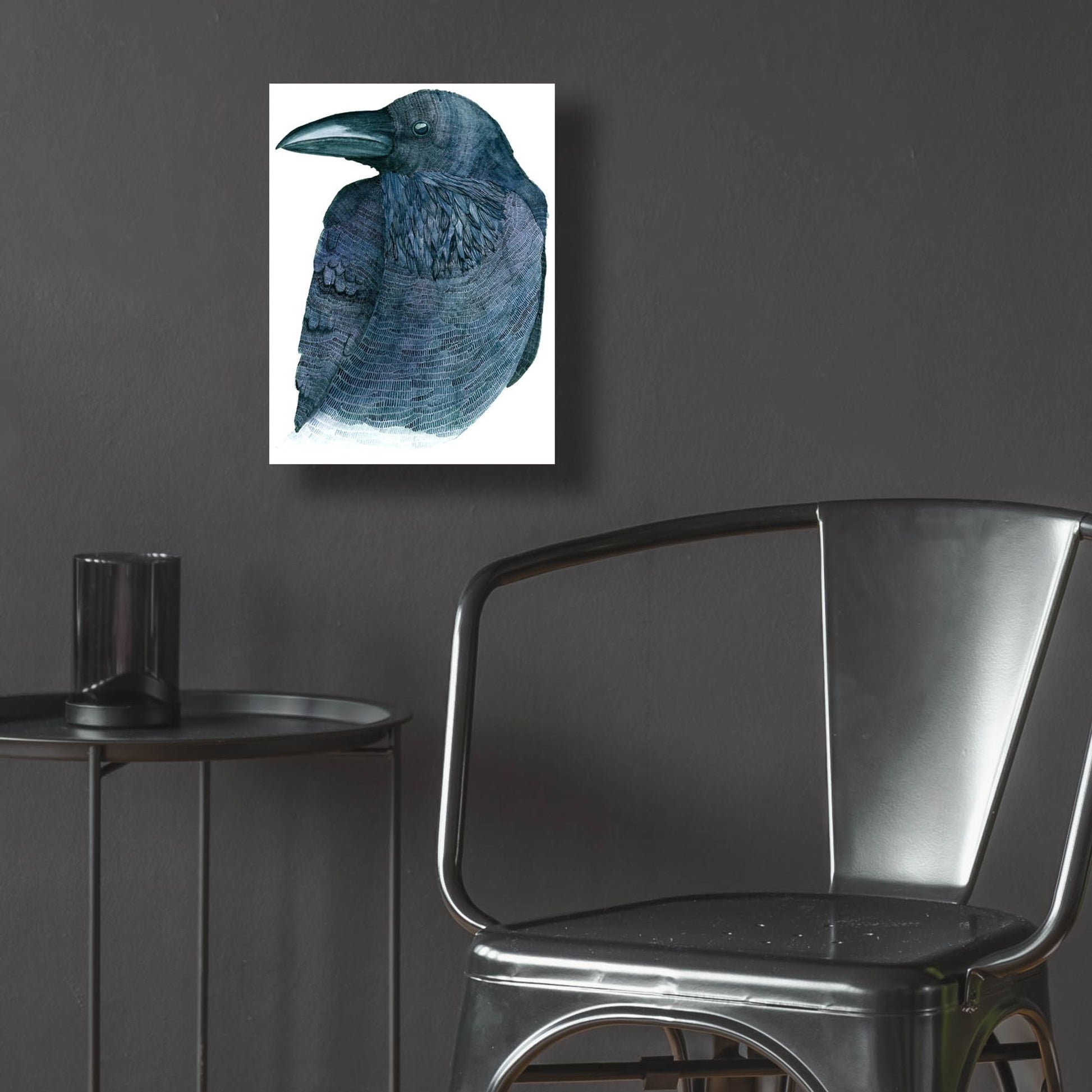 Epic Art ' Raven' by Jeannine Saylor, Acrylic Glass Wall Art,12x16