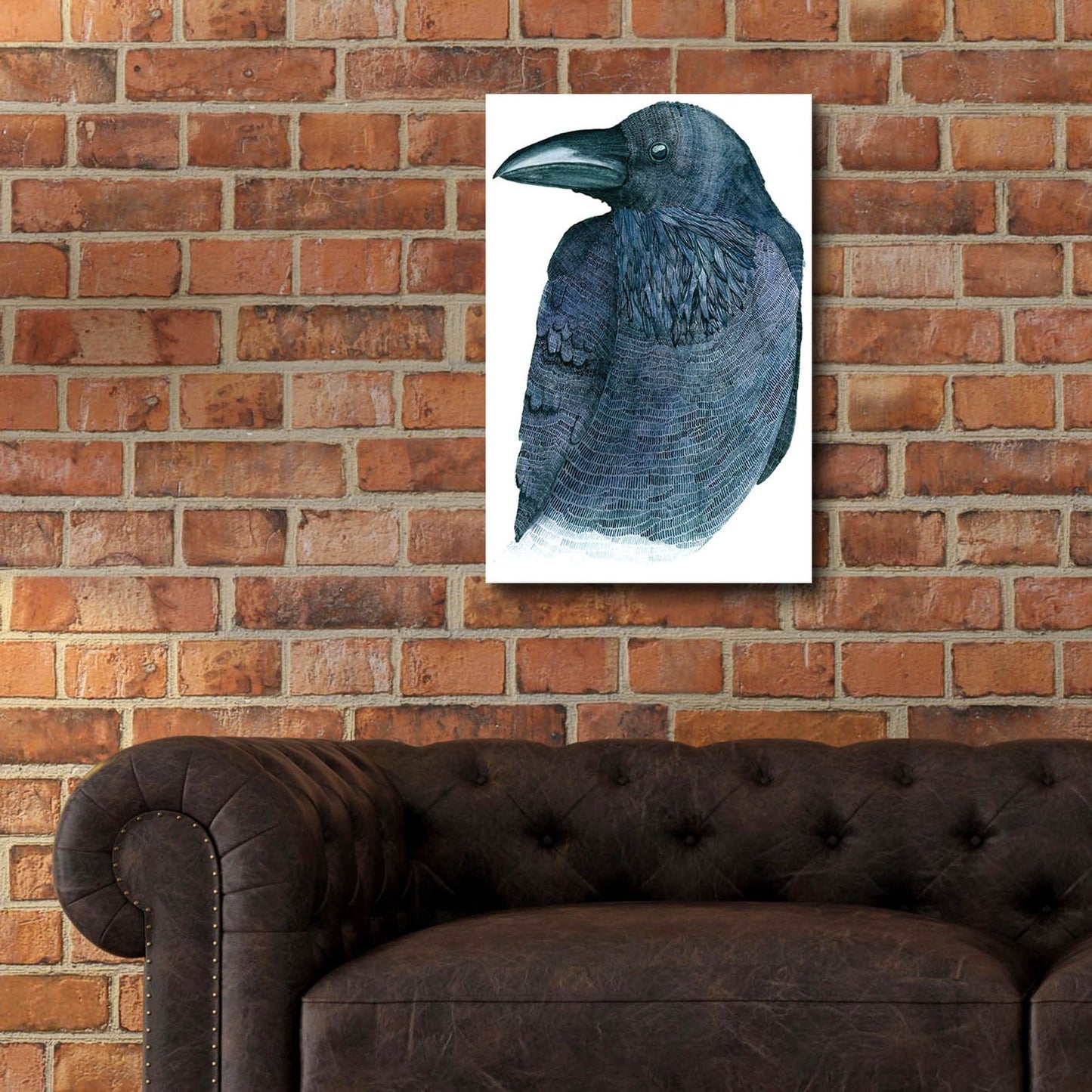 Epic Art ' Raven' by Jeannine Saylor, Acrylic Glass Wall Art,16x24