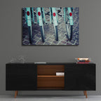 Epic Art ' Bicycle Line Up 1' by Jessica Reiss, Acrylic Glass Wall Art,36x24