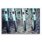 Epic Art ' Bicycle Line Up 1' by Jessica Reiss, Acrylic Glass Wall Art