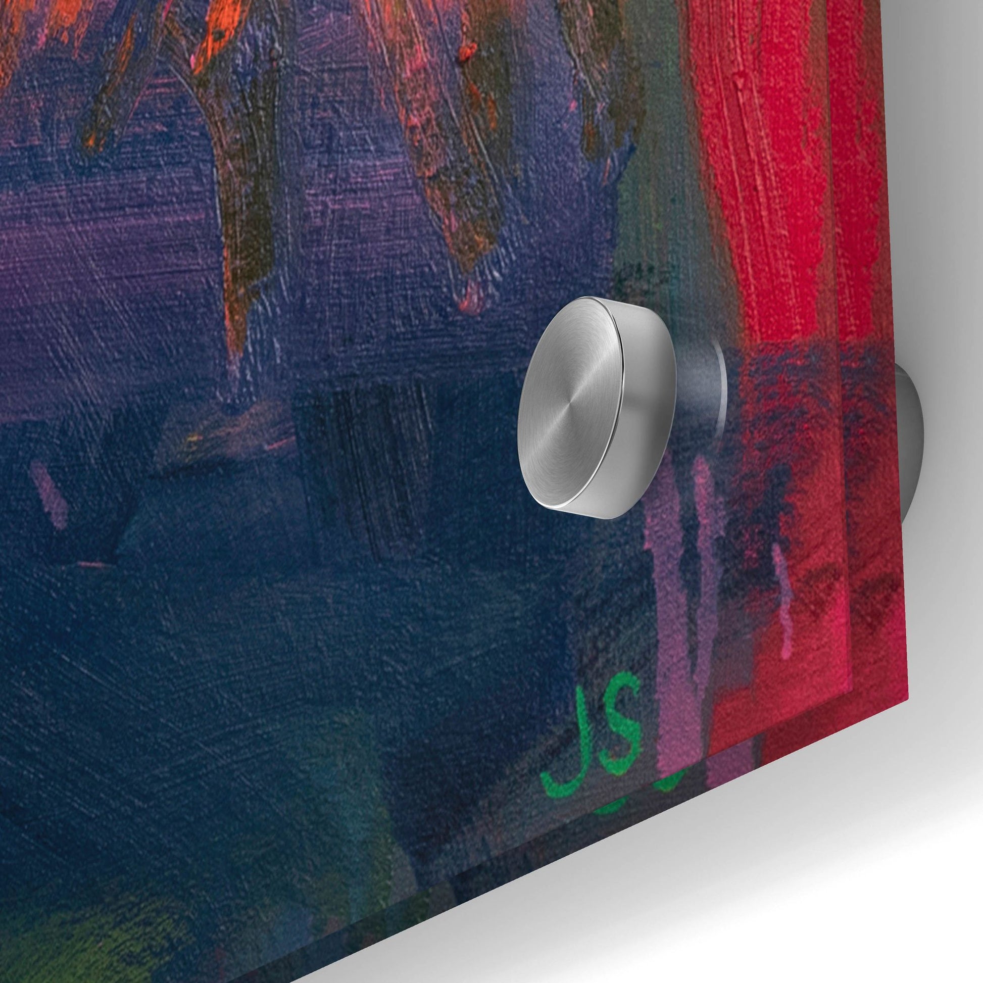 Epic Art ' Forces of Nature Pink' by Jessica Singerman, Acrylic Glass Wall Art,36x36