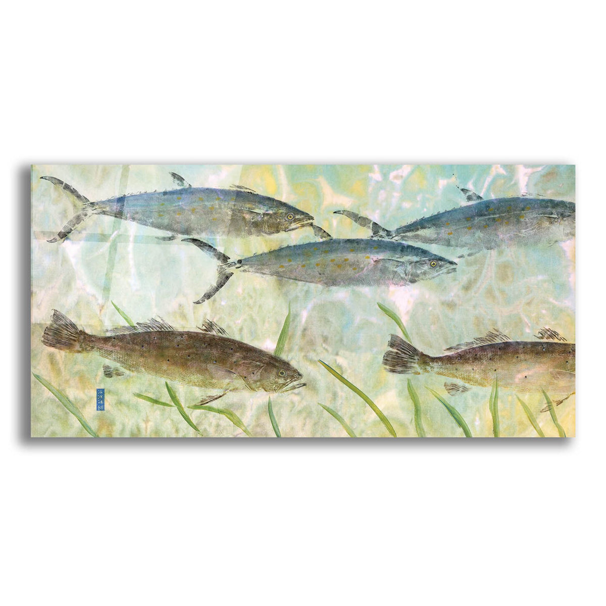 Epic Art ' Outside Flats' by Jim Roberts, Acrylic Glass Wall Art