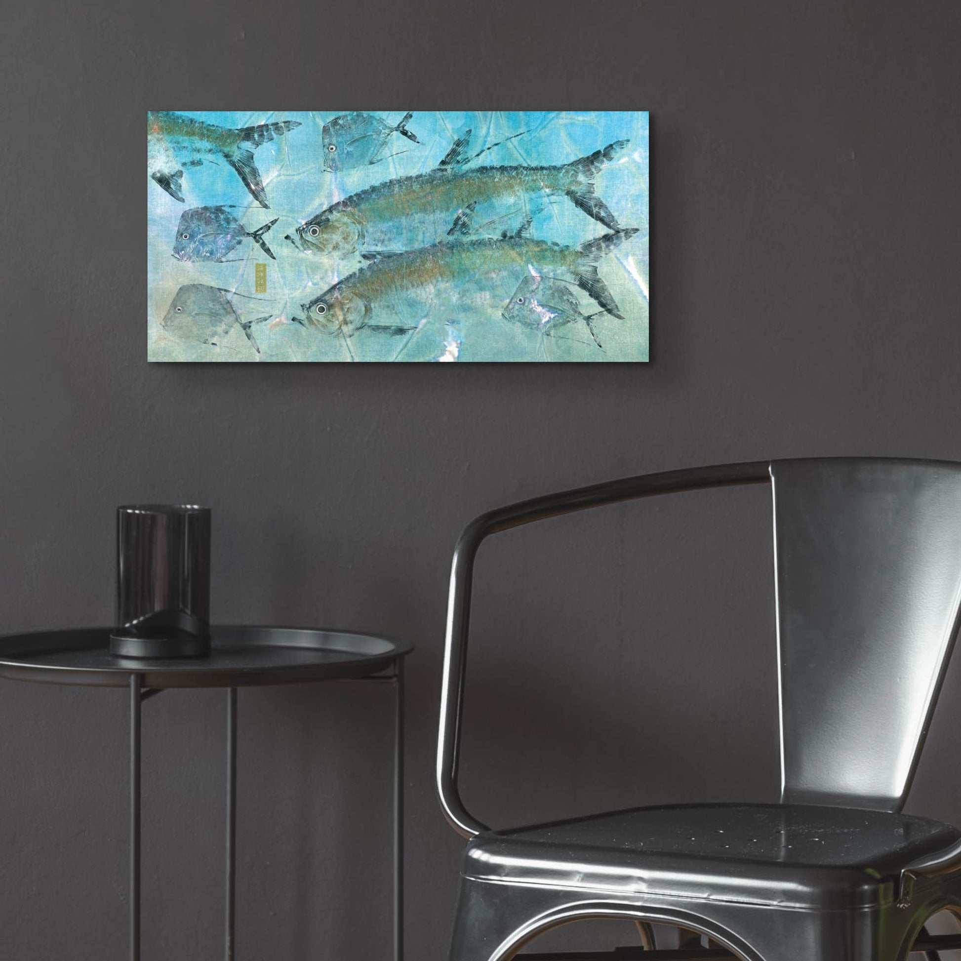 Epic Art ' Tarpon Lagoon' by Jim Roberts, Acrylic Glass Wall Art,24x12