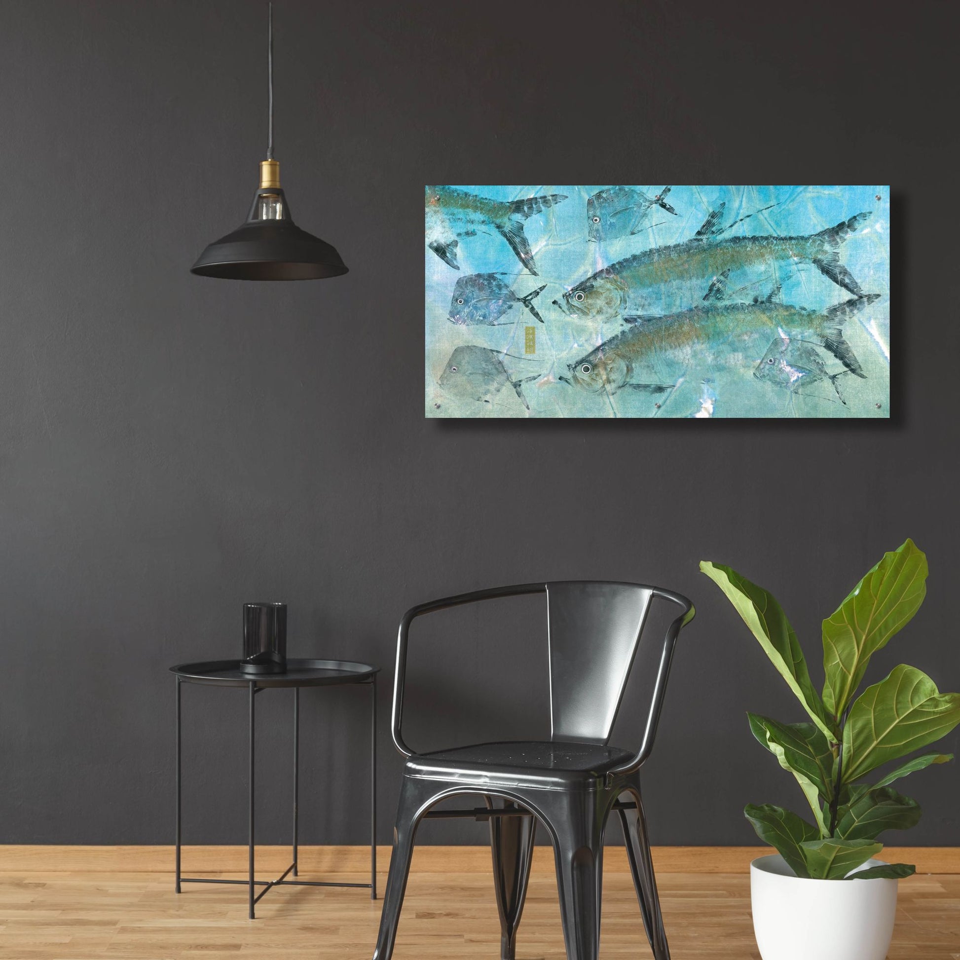 Epic Art ' Tarpon Lagoon' by Jim Roberts, Acrylic Glass Wall Art,48x24