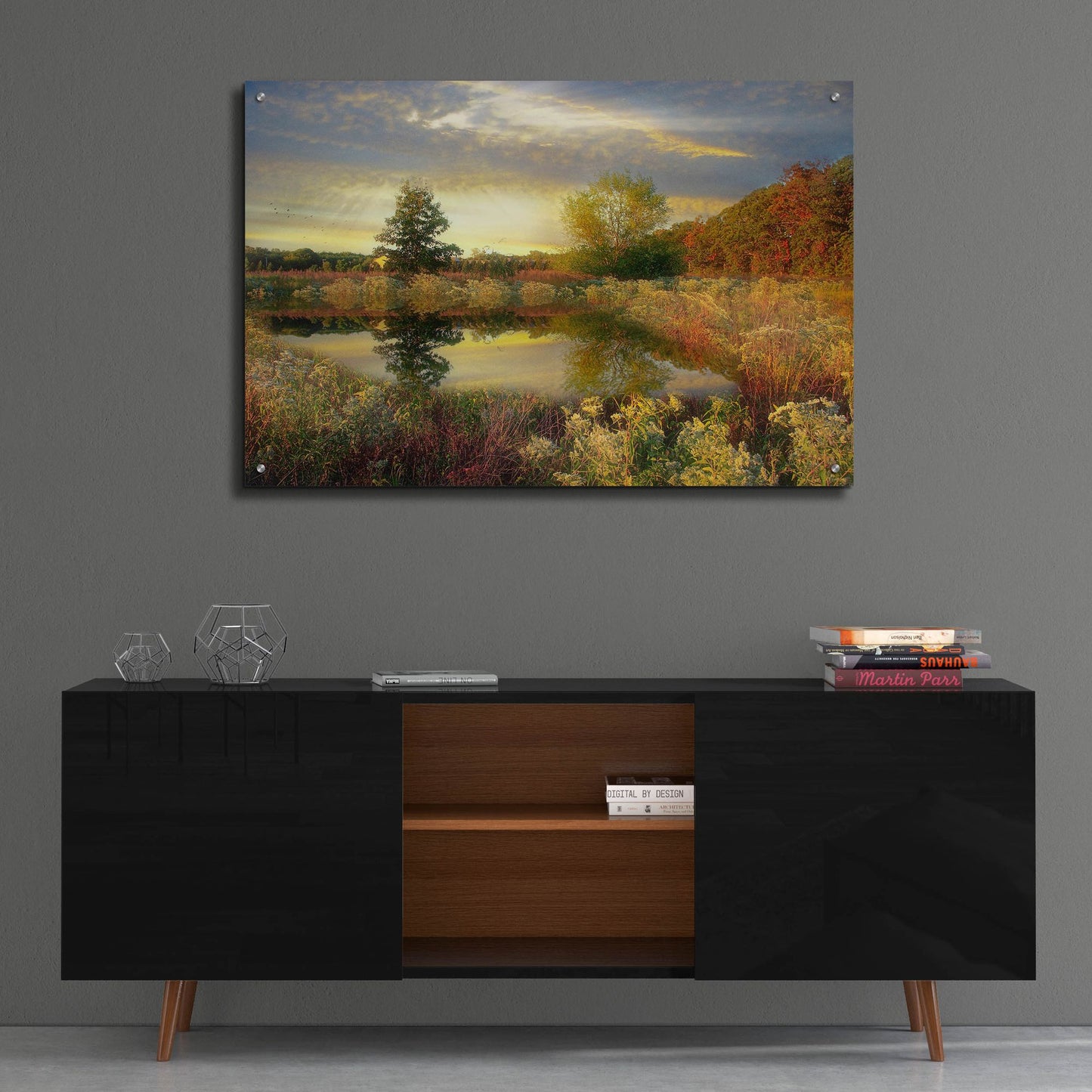 Epic Art ' Arrival of Dawn' by John Rivera, Acrylic Glass Wall Art,36x24