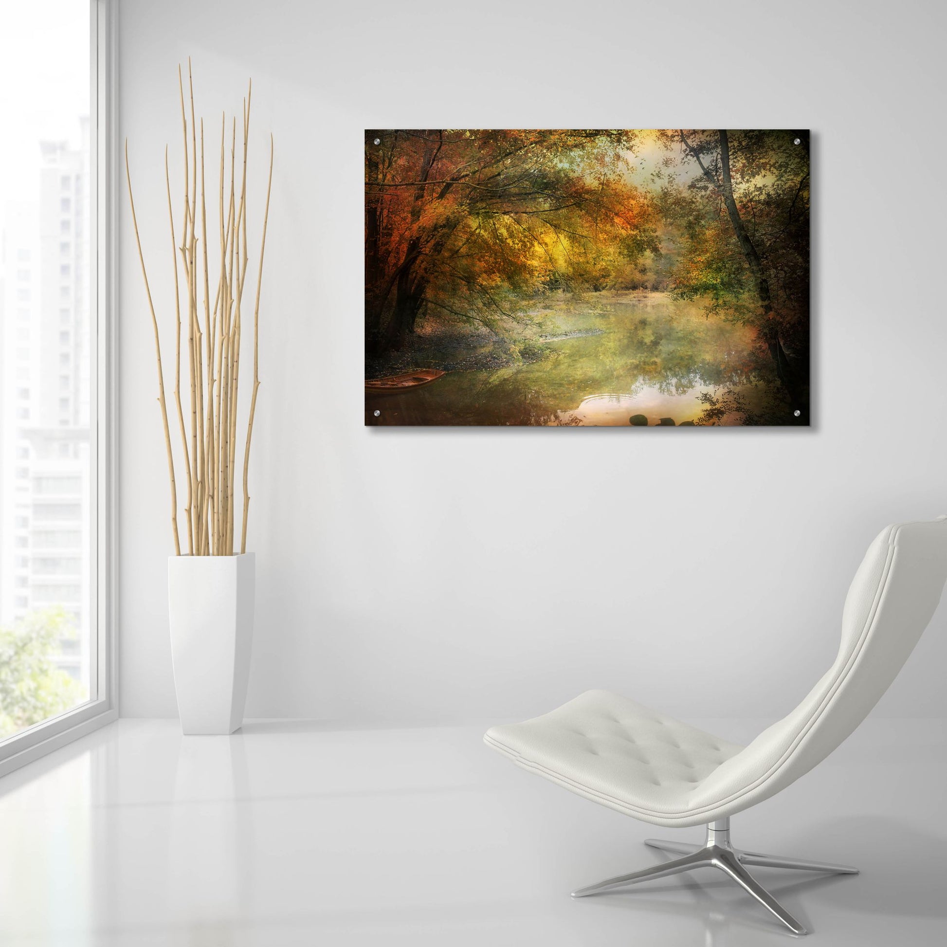 Epic Art ' Autumn Dream' by John Rivera, Acrylic Glass Wall Art,36x24