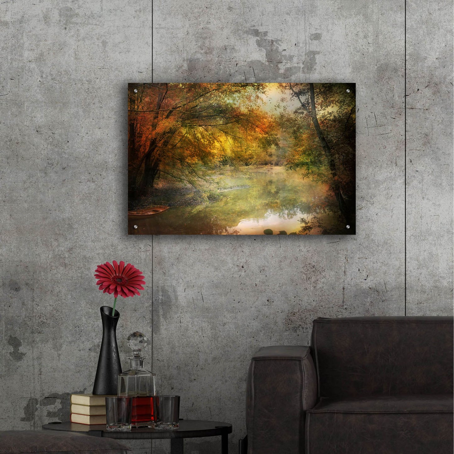 Epic Art ' Autumn Dream' by John Rivera, Acrylic Glass Wall Art,36x24