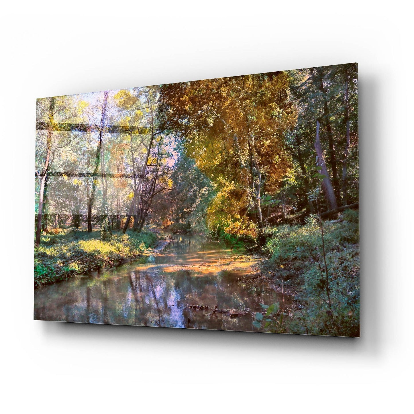 Epic Art ' Autumn in the Afternoon' by John Rivera, Acrylic Glass Wall Art,24x16