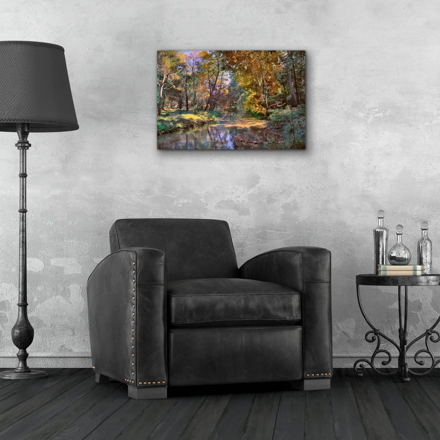 Epic Art ' Autumn in the Afternoon' by John Rivera, Acrylic Glass Wall Art,24x16