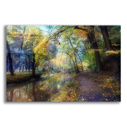 Epic Art ' Autumn Walk' by John Rivera, Acrylic Glass Wall Art