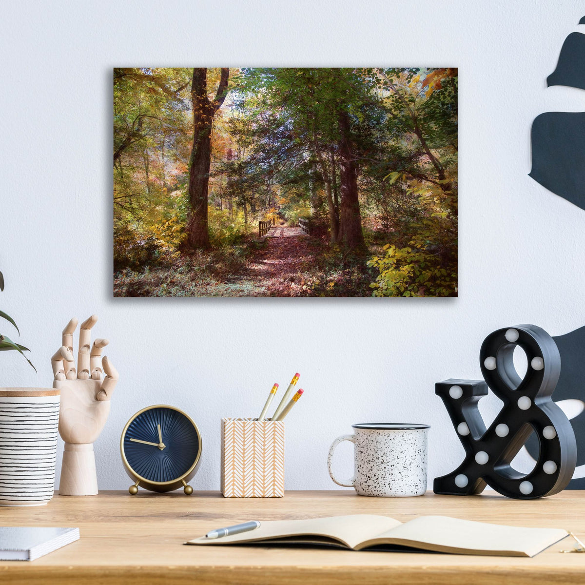 Epic Art ' Berlin Park' by John Rivera, Acrylic Glass Wall Art,16x12
