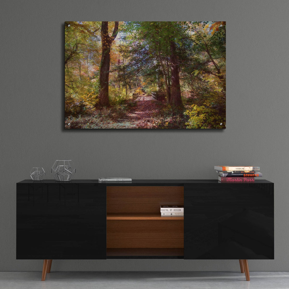 Epic Art ' Berlin Park' by John Rivera, Acrylic Glass Wall Art,36x24