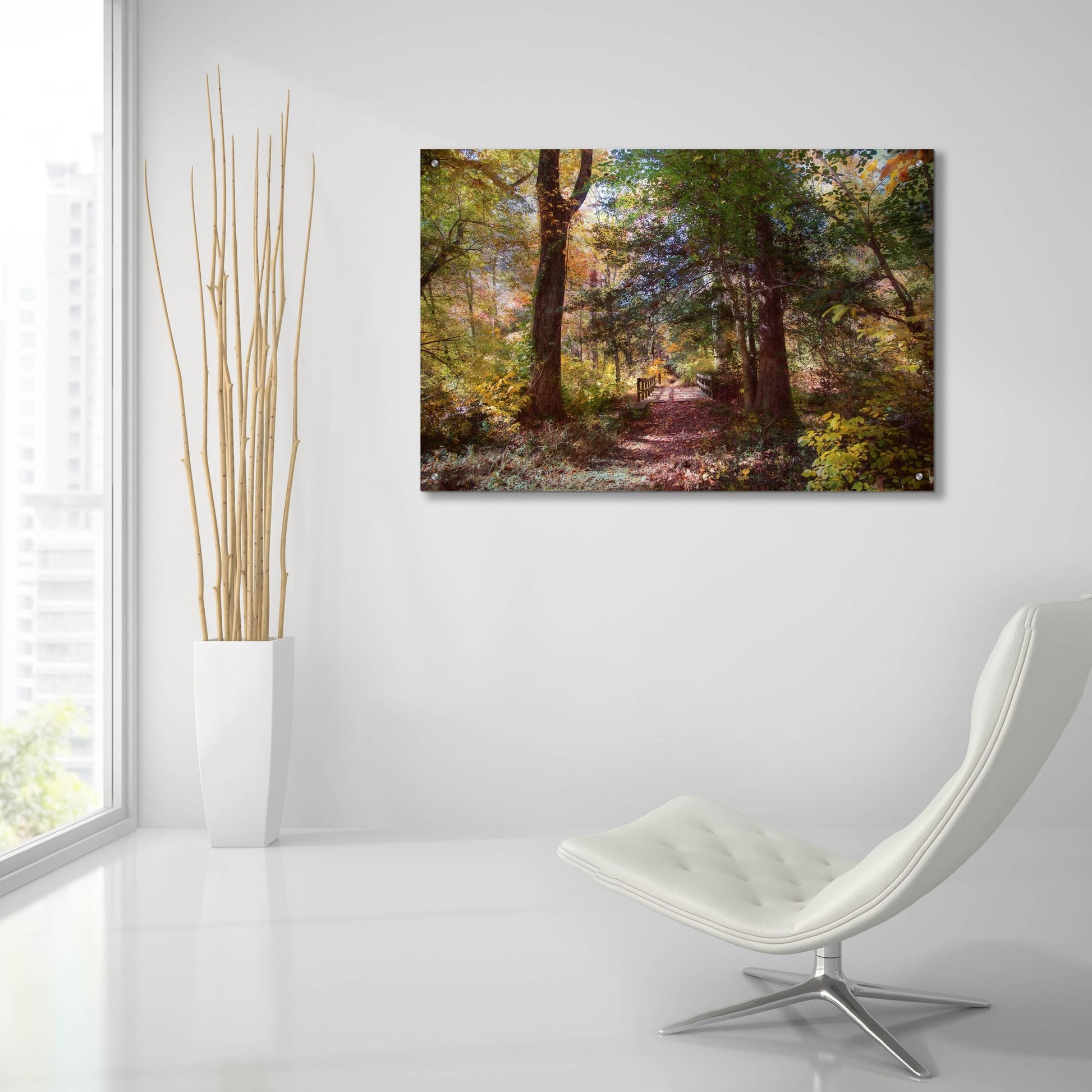 Epic Art ' Berlin Park' by John Rivera, Acrylic Glass Wall Art,36x24