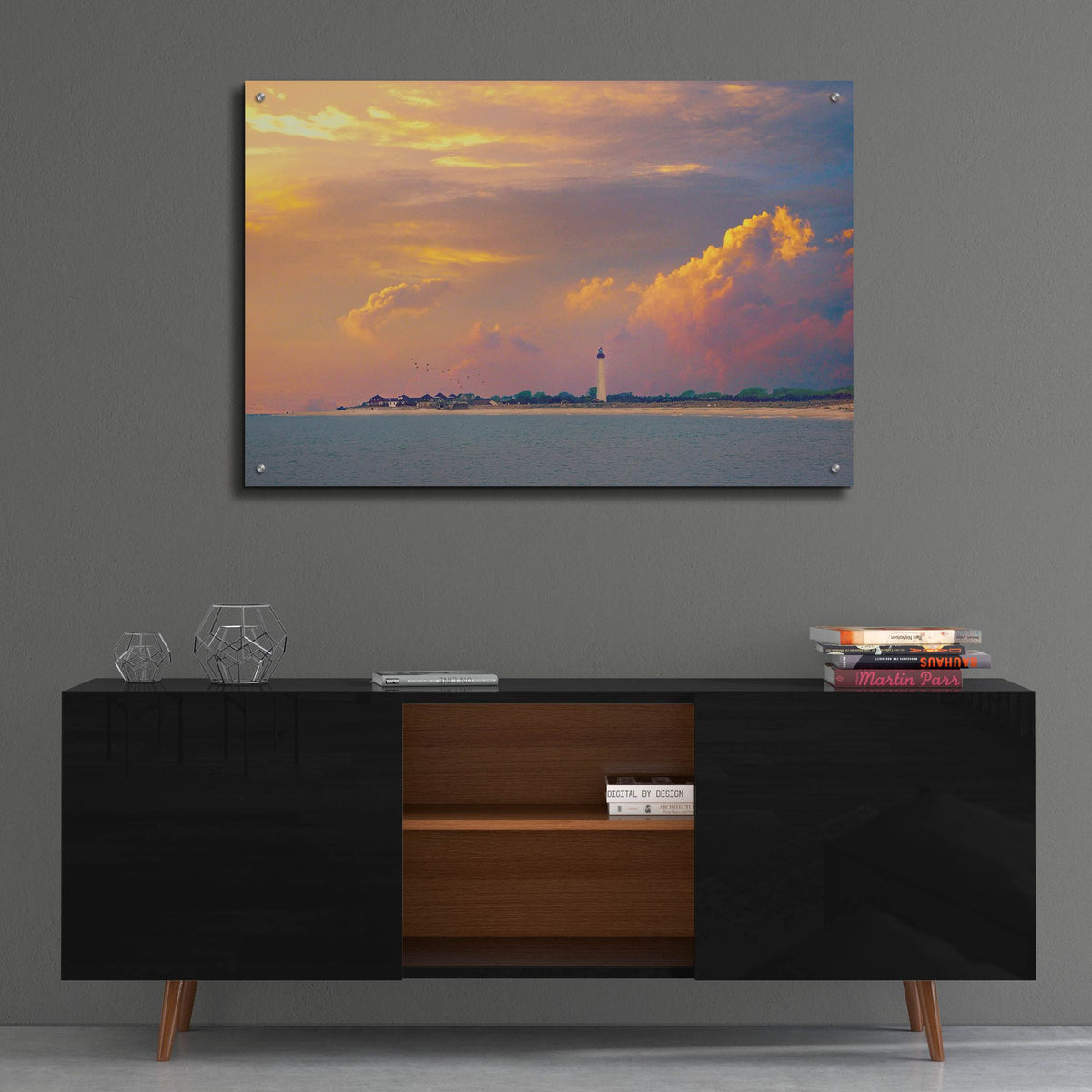 Epic Art ' Cape May, New Jersey' by John Rivera, Acrylic Glass Wall Art,36x24