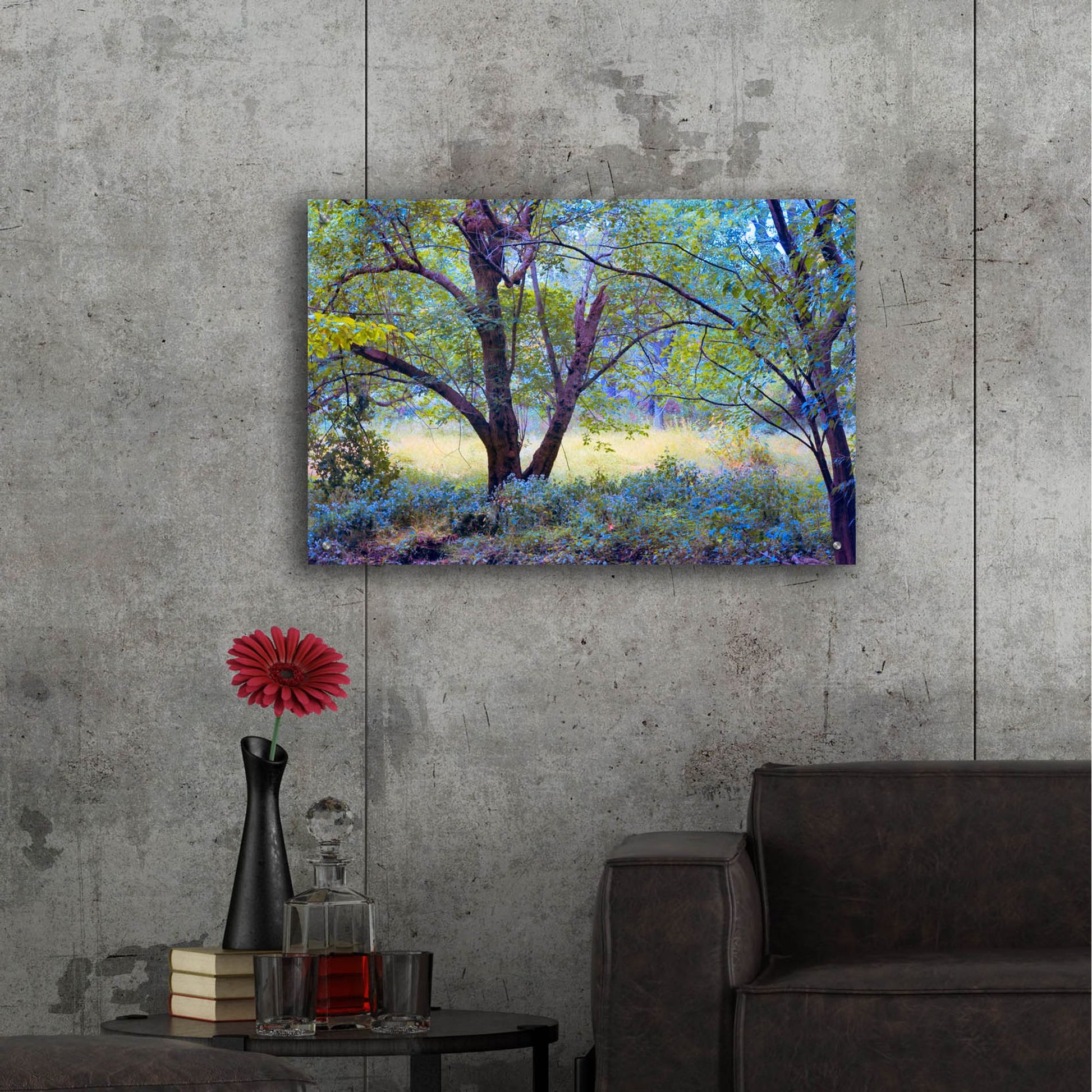 Epic Art ' Forgotten Day Dreams' by John Rivera, Acrylic Glass Wall Art,36x24