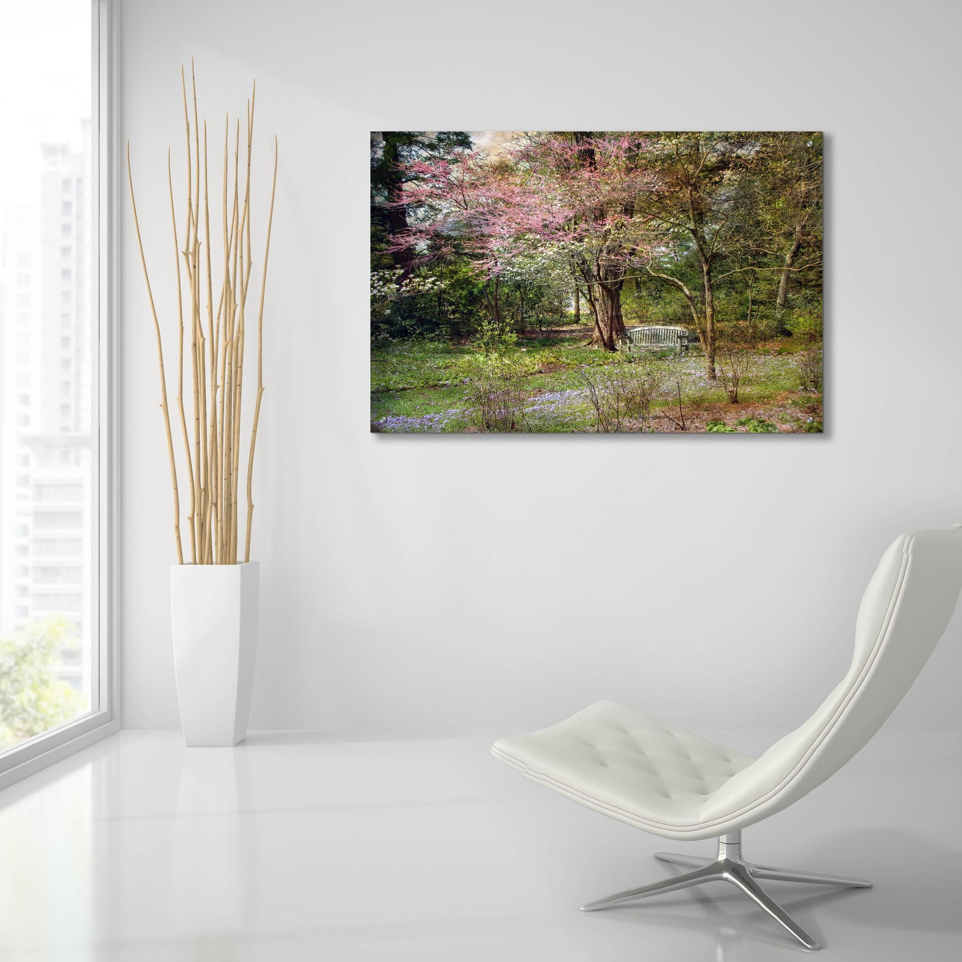 Epic Art ' Spring' by John Rivera, Acrylic Glass Wall Art,36x24