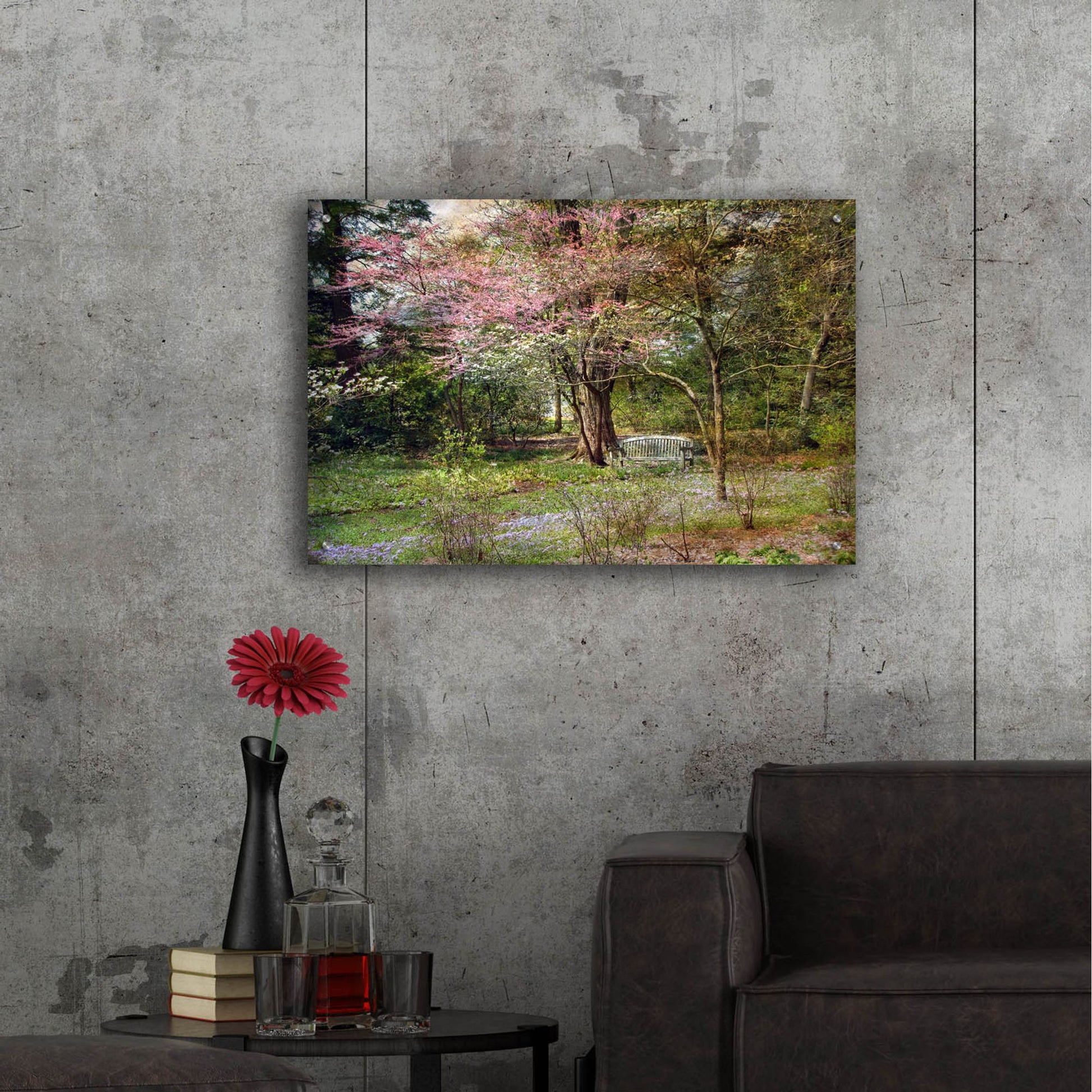 Epic Art ' Spring' by John Rivera, Acrylic Glass Wall Art,36x24