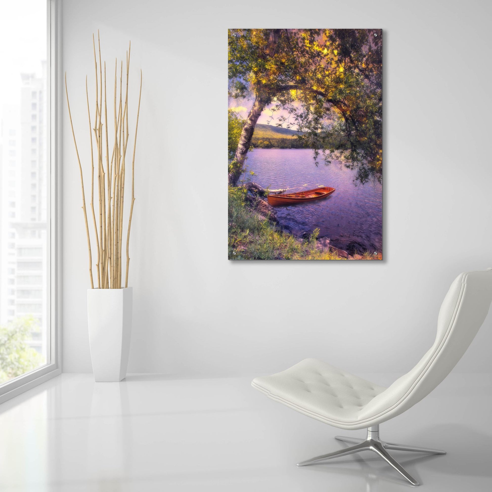 Epic Art ' Summer Days' by John Rivera, Acrylic Glass Wall Art,24x36