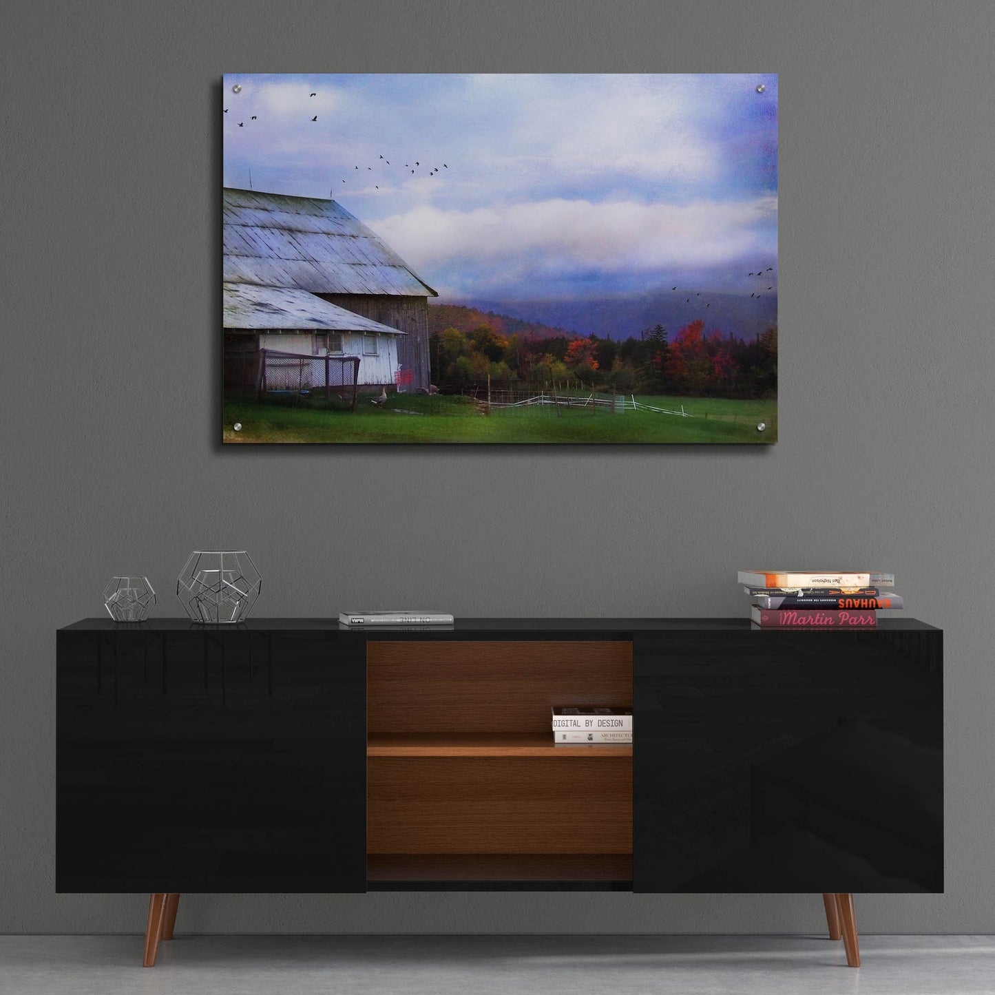 Epic Art ' Vermont Afternoon' by John Rivera, Acrylic Glass Wall Art,36x24