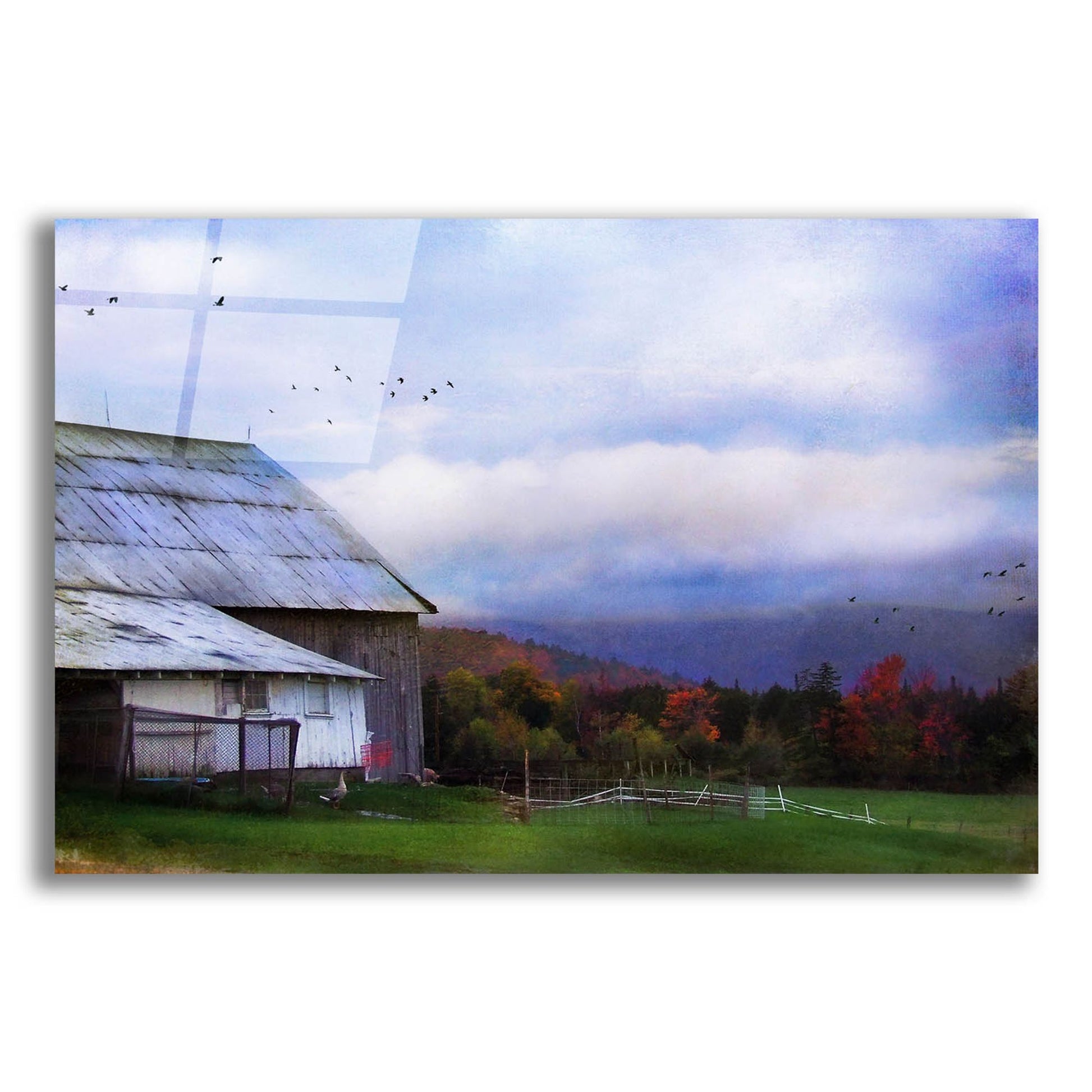 Epic Art ' Vermont Afternoon' by John Rivera, Acrylic Glass Wall Art