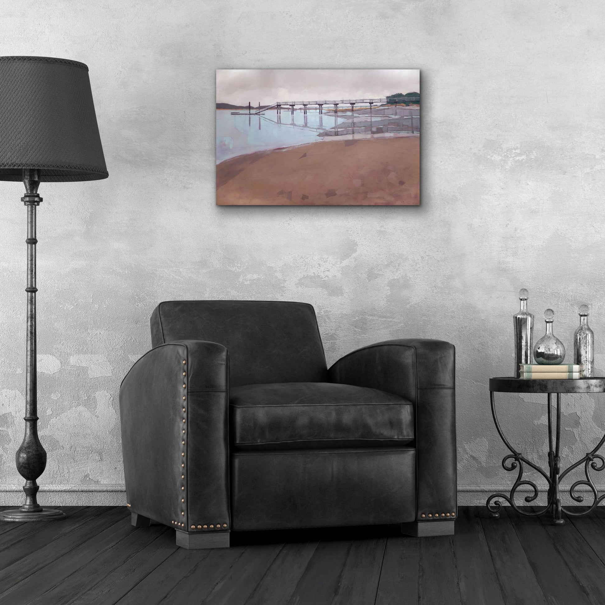 Epic Art ' Morning Low Tide' by John Rufo, Acrylic Glass Wall Art,24x16