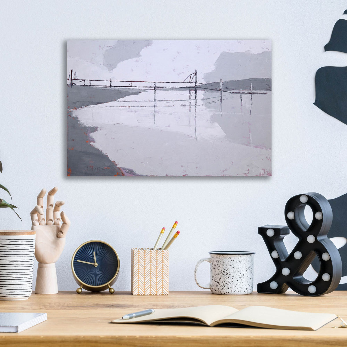 Epic Art ' Tidal River' by John Rufo, Acrylic Glass Wall Art,16x12