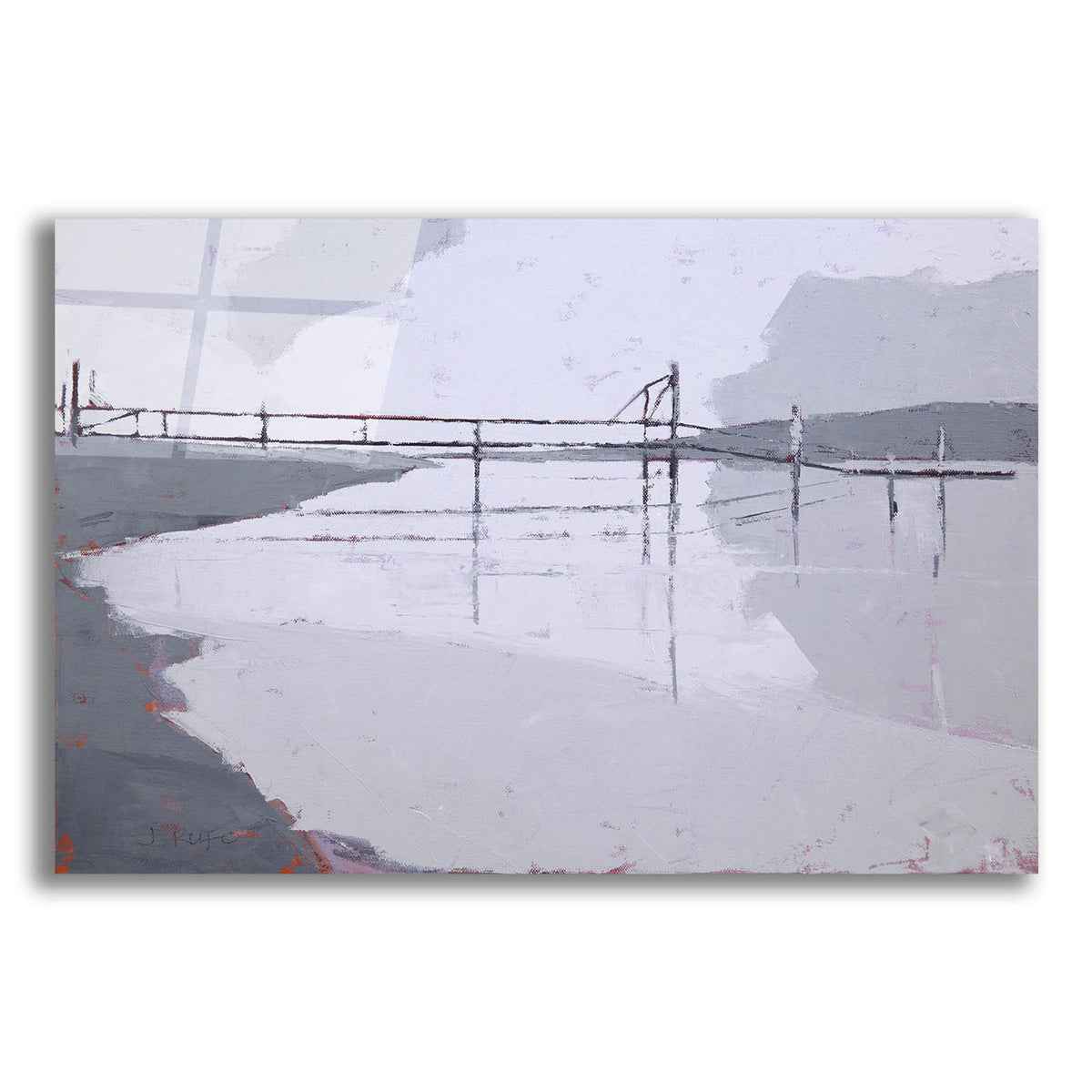 Epic Art ' Tidal River' by John Rufo, Acrylic Glass Wall Art