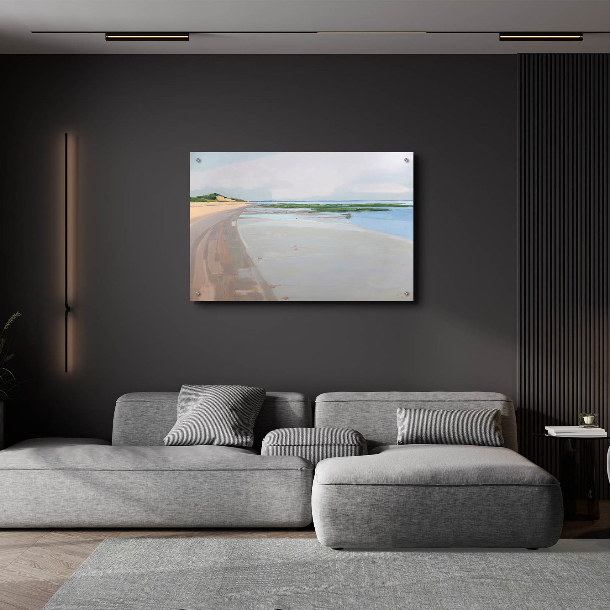 Epic Art ' Winning the Tide' by John Rufo, Acrylic Glass Wall Art,36x24