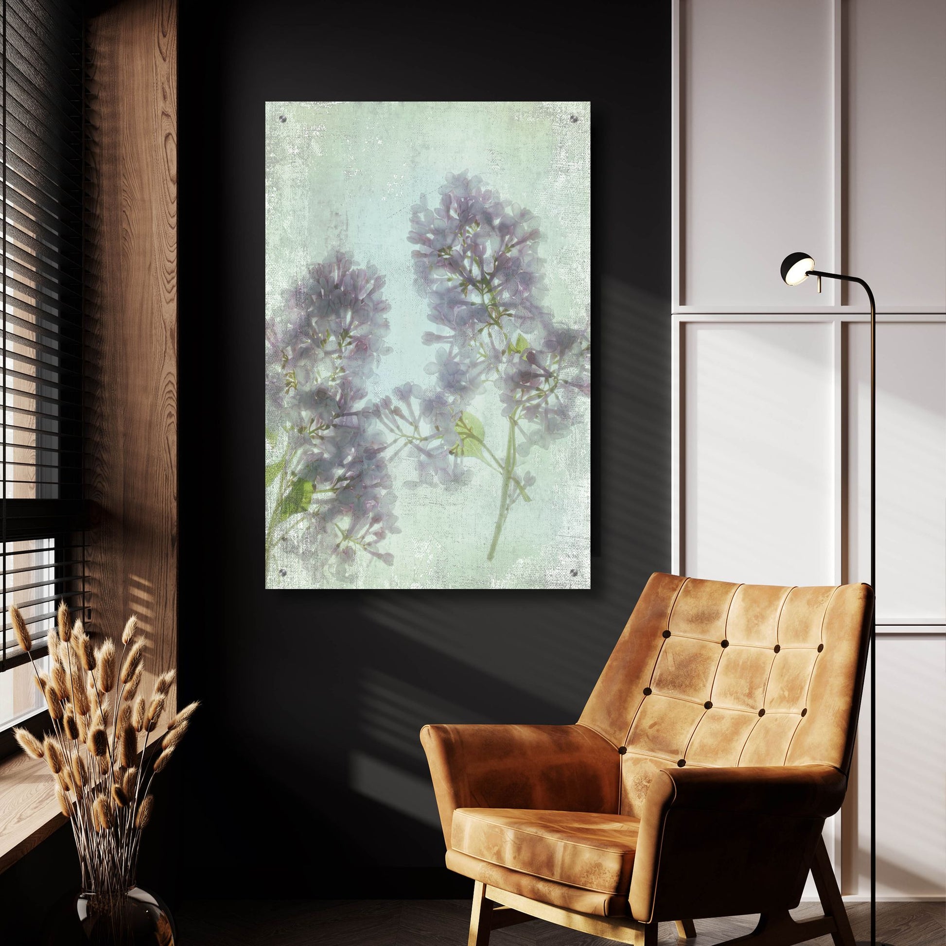 Epic Art ' Lilac' by Judy Stalus, Acrylic Glass Wall Art,24x36