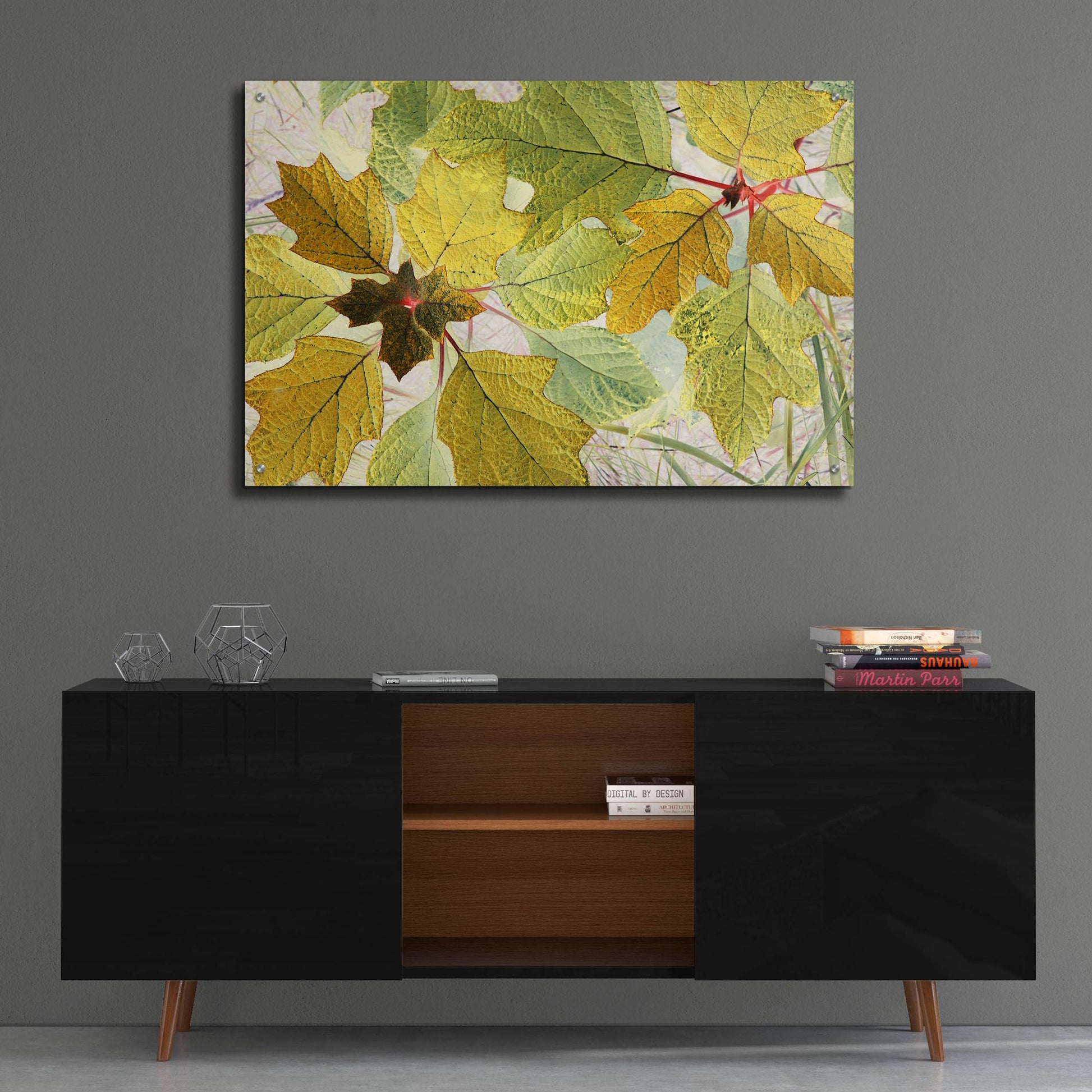 Epic Art ' Golden Oak' by Judy Stalus, Acrylic Glass Wall Art,36x24