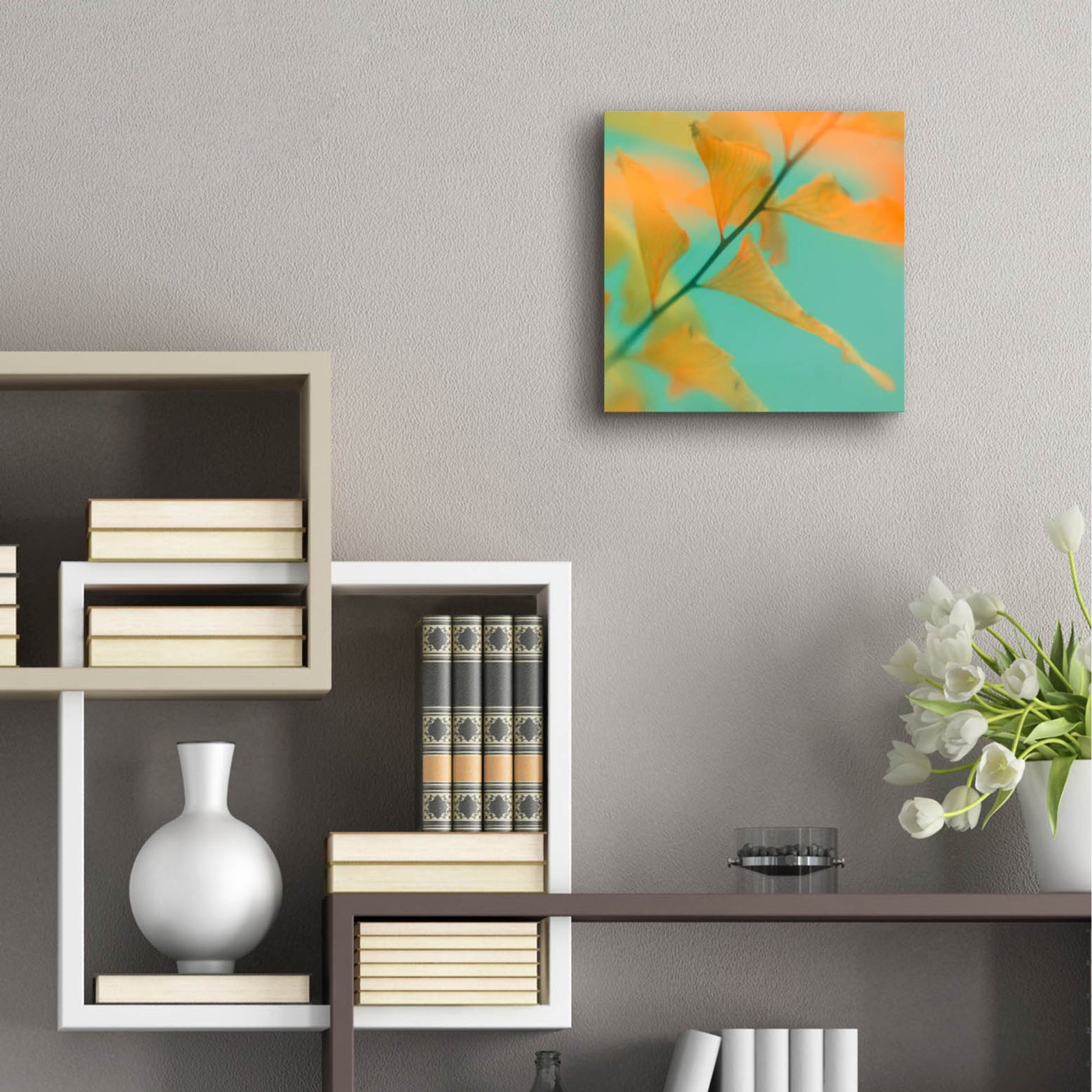 Epic Art ' Fern Dance 2' by Judy Stalus, Acrylic Glass Wall Art,12x12