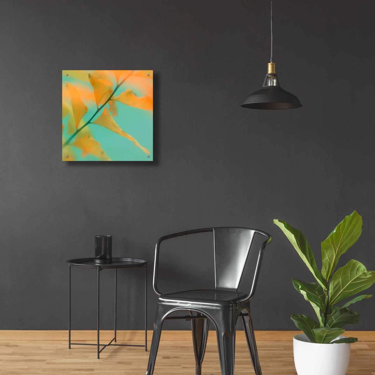 Epic Art ' Fern Dance 2' by Judy Stalus, Acrylic Glass Wall Art,24x24