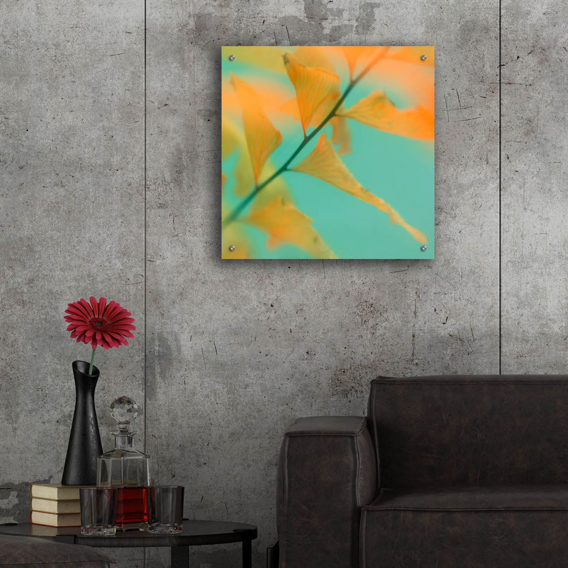 Epic Art ' Fern Dance 2' by Judy Stalus, Acrylic Glass Wall Art,24x24