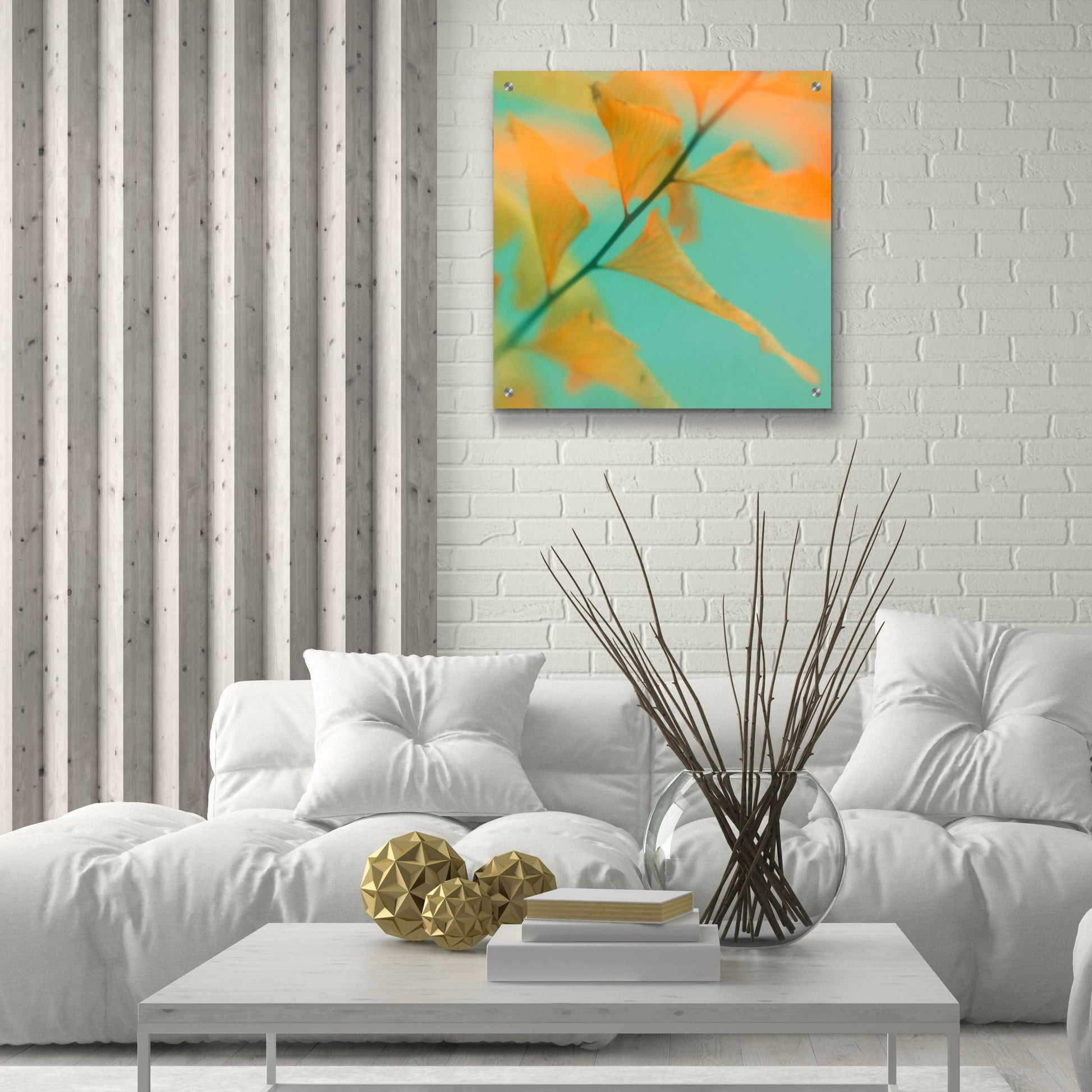 Epic Art ' Fern Dance 2' by Judy Stalus, Acrylic Glass Wall Art,24x24